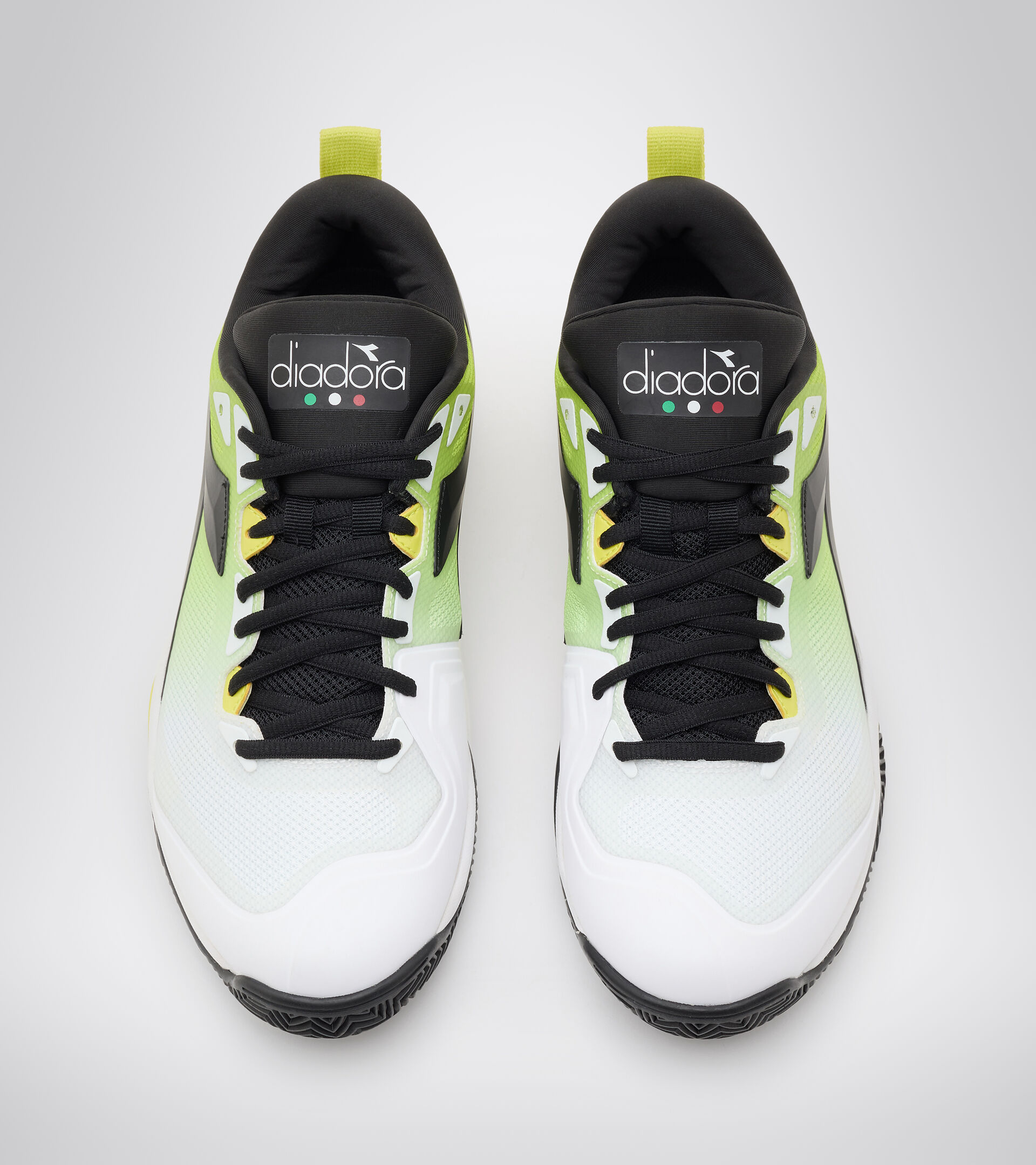 Footwear Sport UOMO SPEED BLUSHIELD 5 CLAY BLANCO/NEGRO/VERDE LIMA Diadora