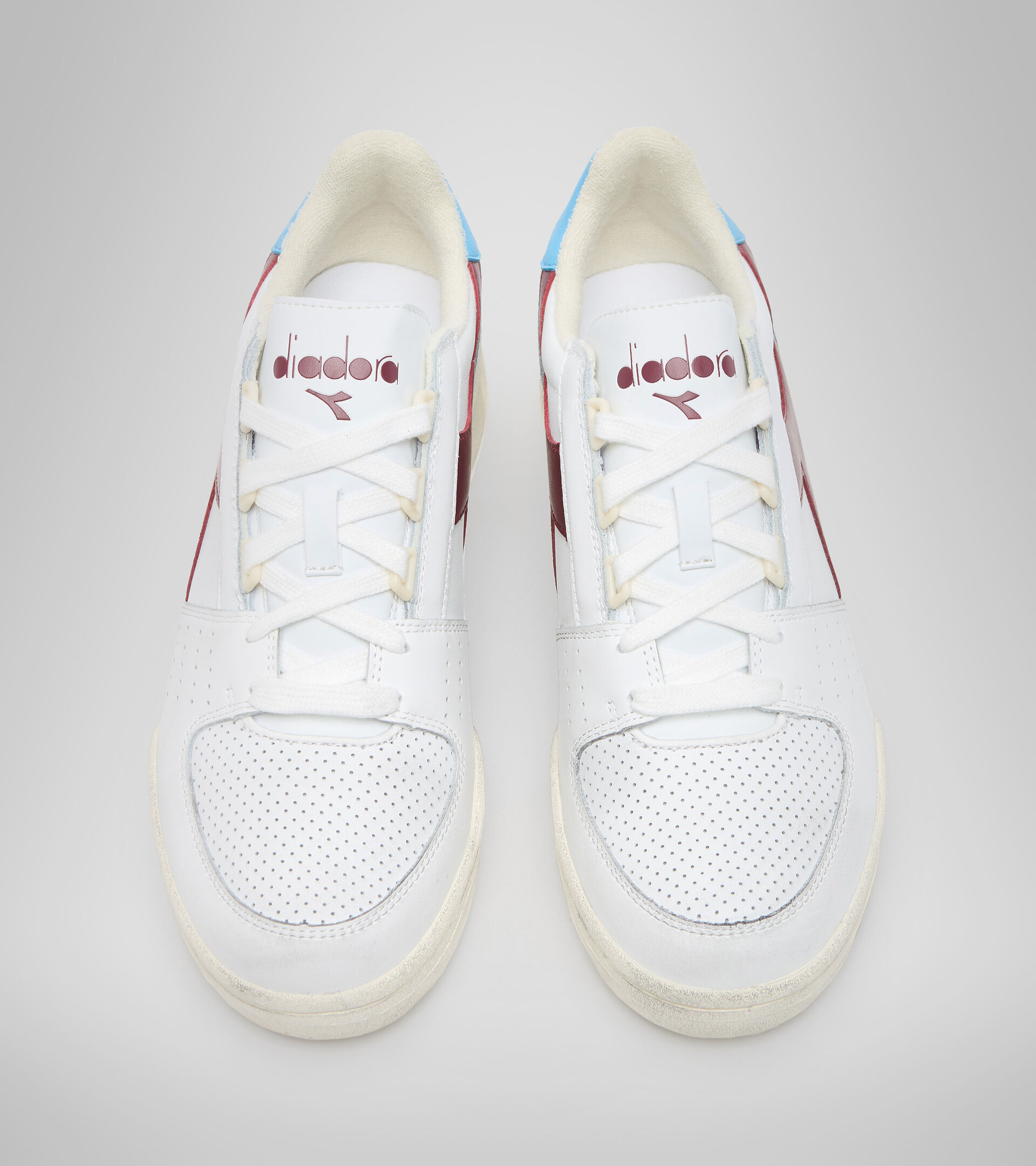 Sports shoes - Men DAVIS LEATHER WHITE/TAWNY PORT - Diadora