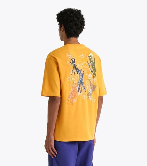 Legacy T-shirt - Made In Italy - All-gender T-SHIRT SS LEGACY II ORANGE MUSTARD - Diadora