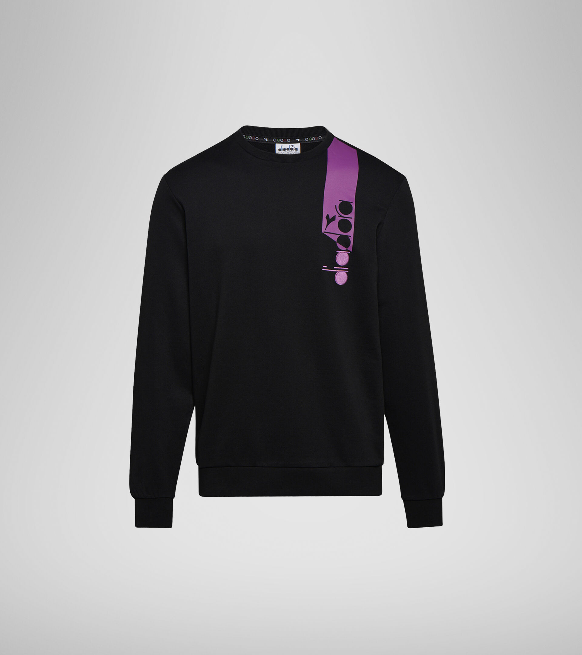 Crew-neck sweatshirt - Unisex SWEATSHIRT CREW ICON BLACK - Diadora