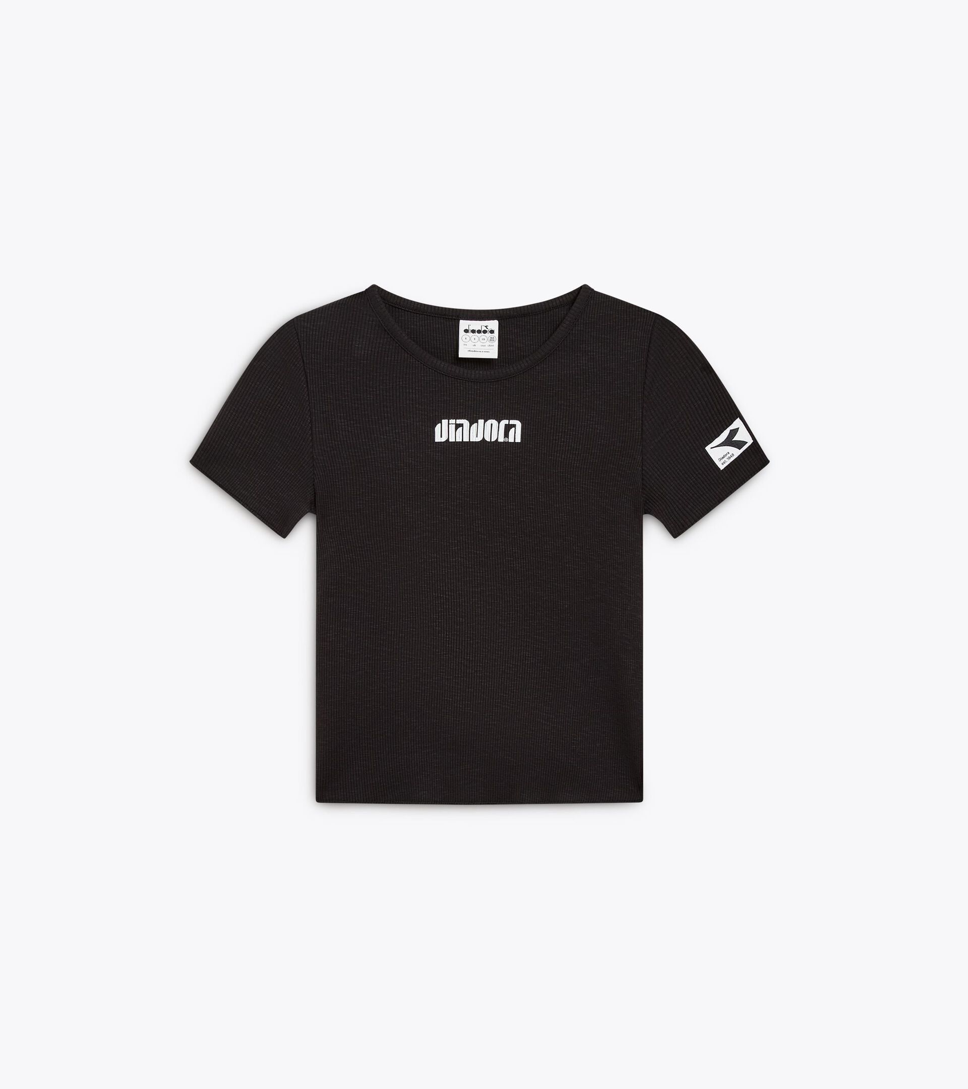 Camiseta deportiva - Mujer
 L. T-SHIRT SS ATHL. LOGO NEGRO - Diadora