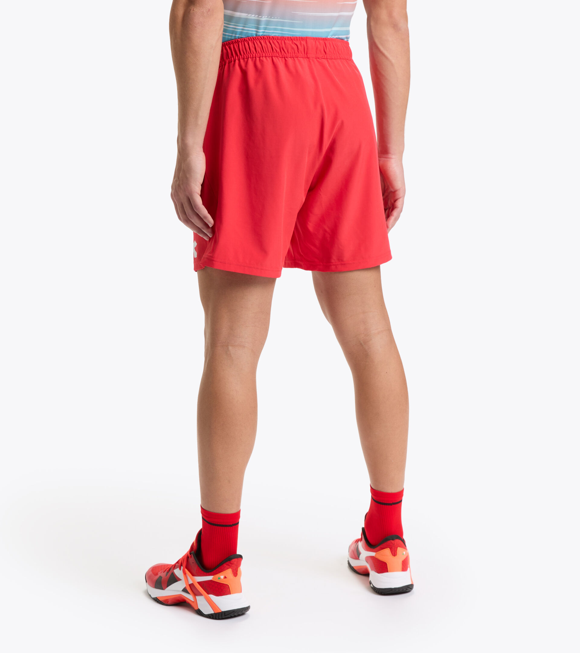 Training Bermuda shorts - Men BERMUDA ICON FER.RED ITALY - Diadora