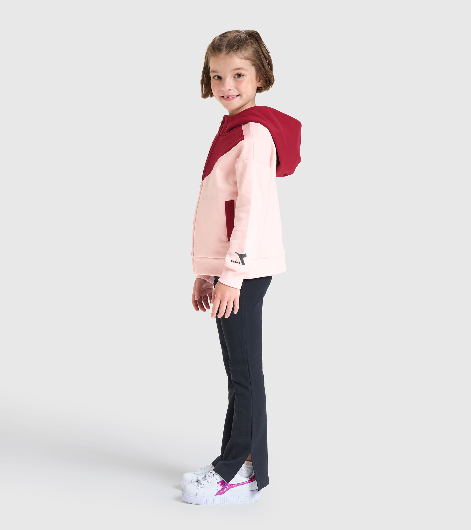 Tracksuit - Kids JG.HD FZ TRACKSUIT TWINKLE VEILED PINK - Diadora