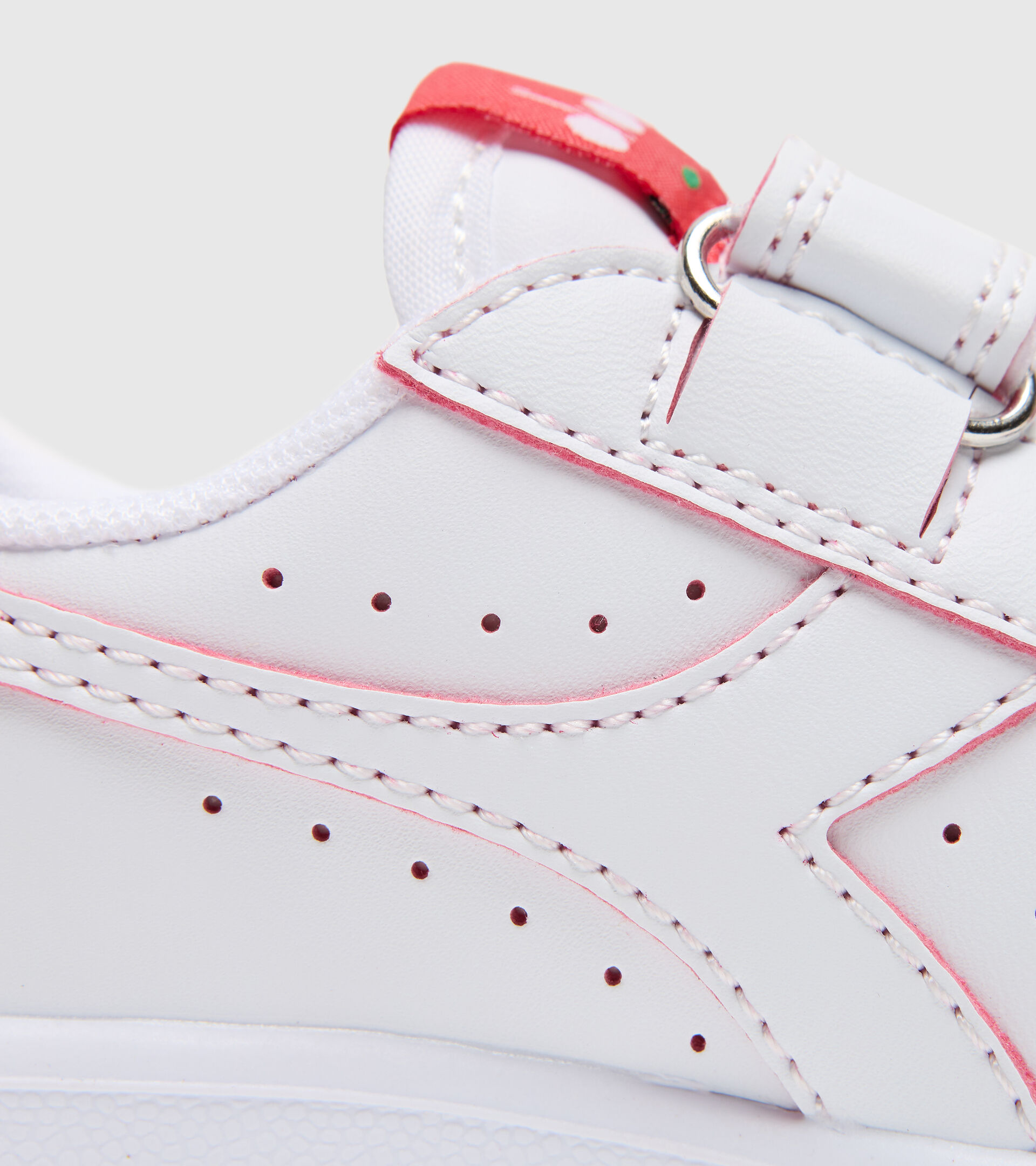 Sports shoes - Toddlers 1-4 years GAME P SMASH TD WHITE/TOMATO RED - Diadora