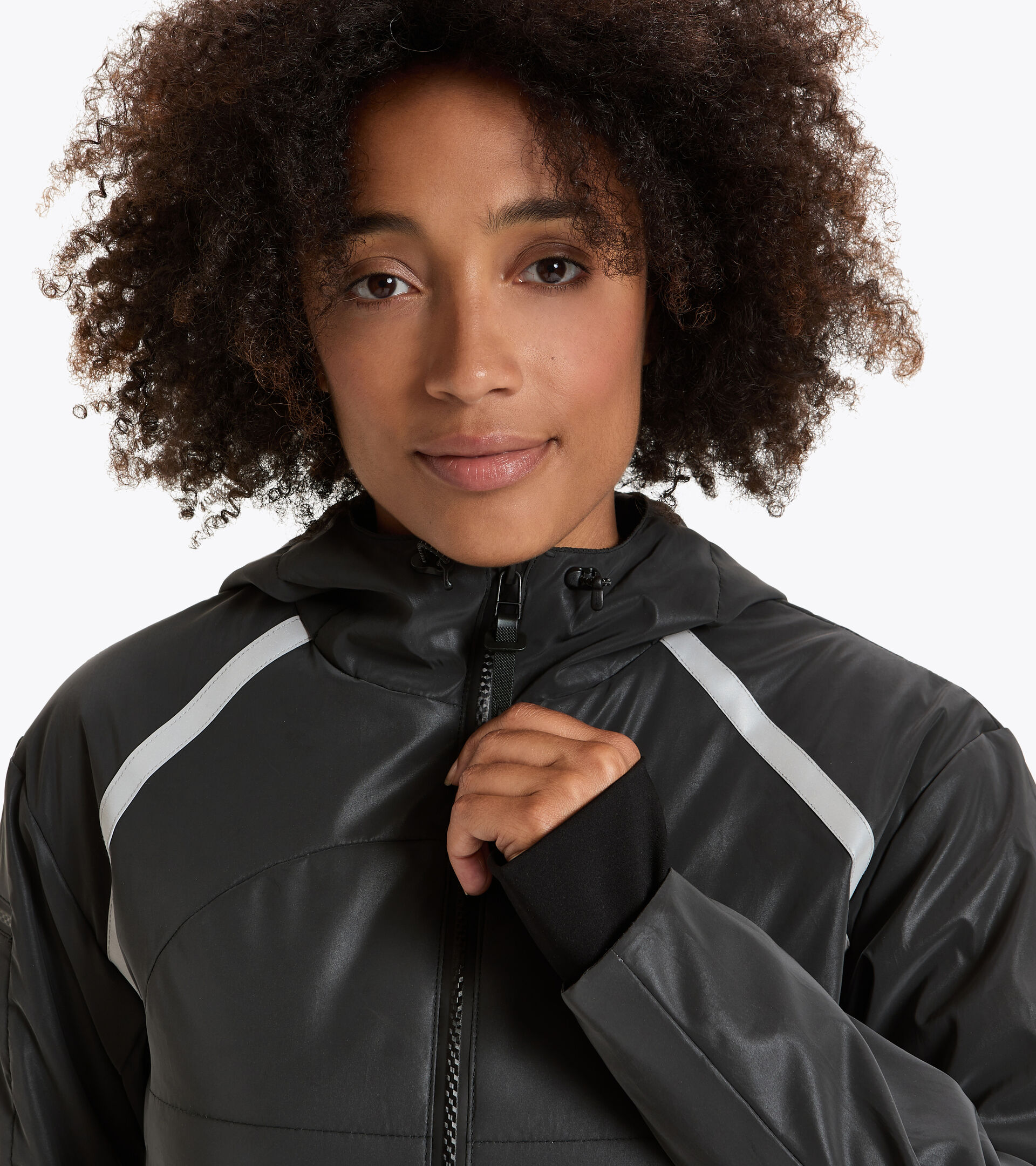 Apparel Sport DONNA L. BRIGHT JACKET BE ONE BLACK Diadora