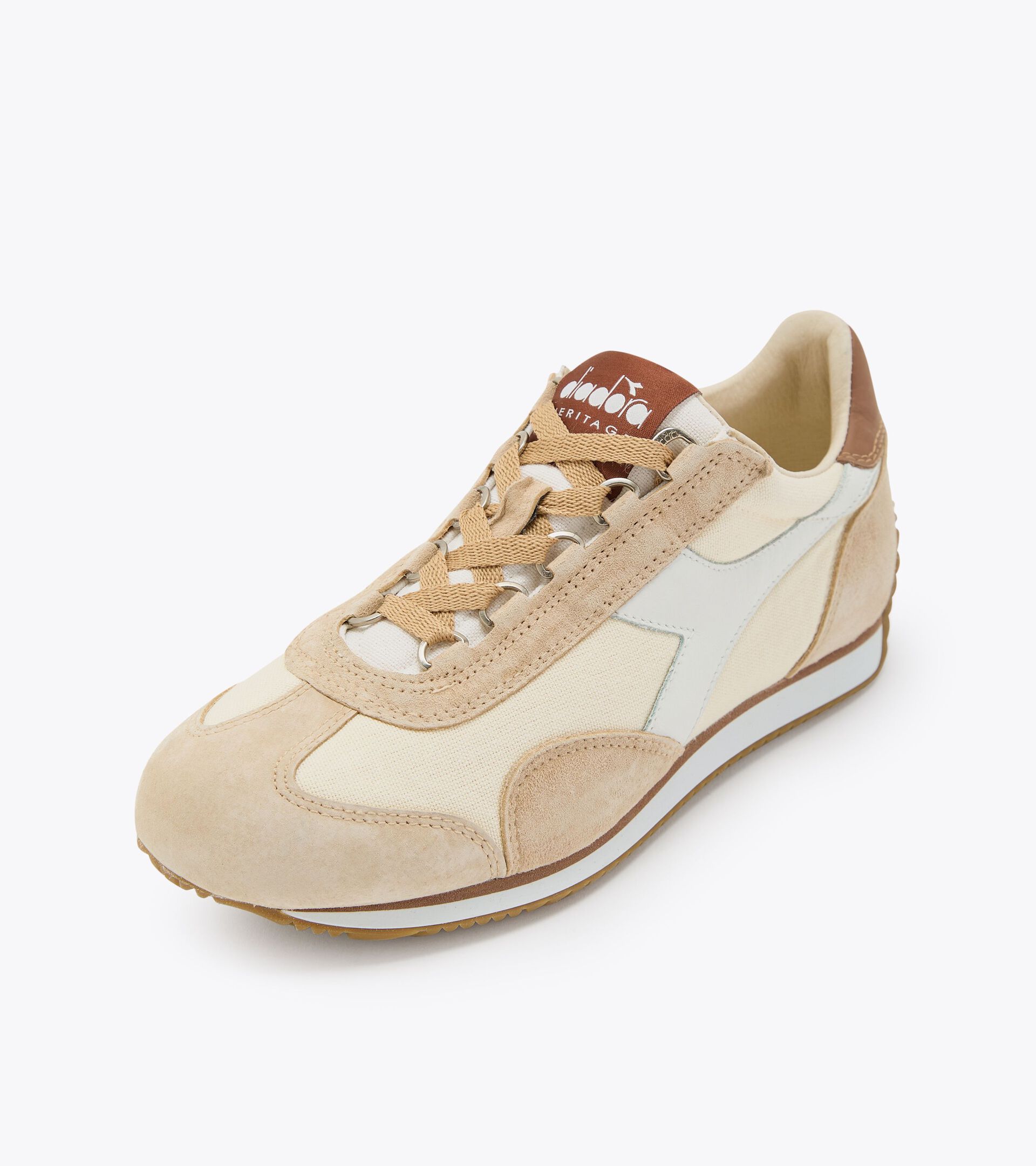 Heritage shoe - Gender neutral EQUIPE H CANVAS STONE WASH CLOUD CREAM - Diadora