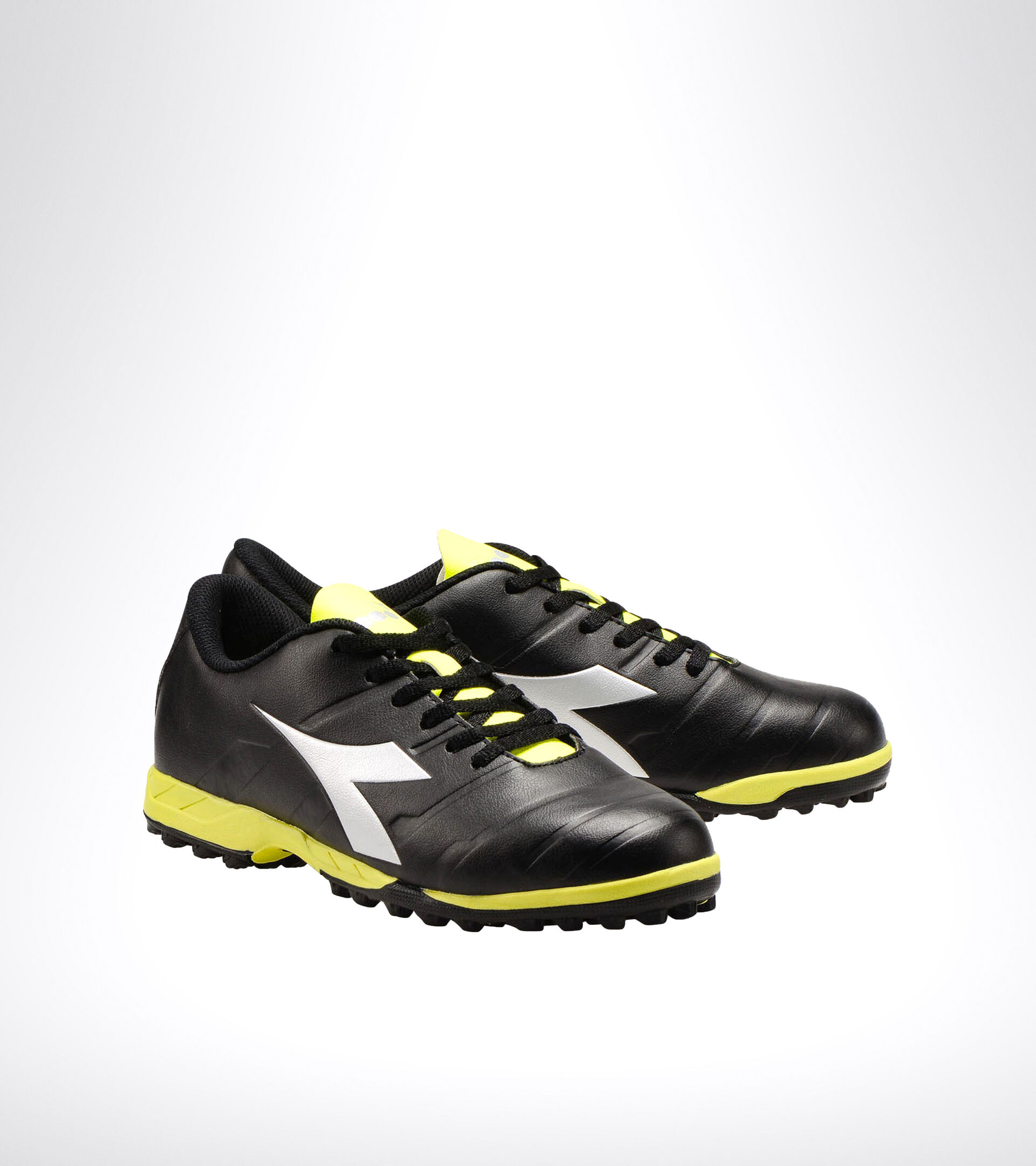 Footwear Sport UOMO PICHICHI 3 TF BLACK/YELLOW FL DD/SILVER Diadora
