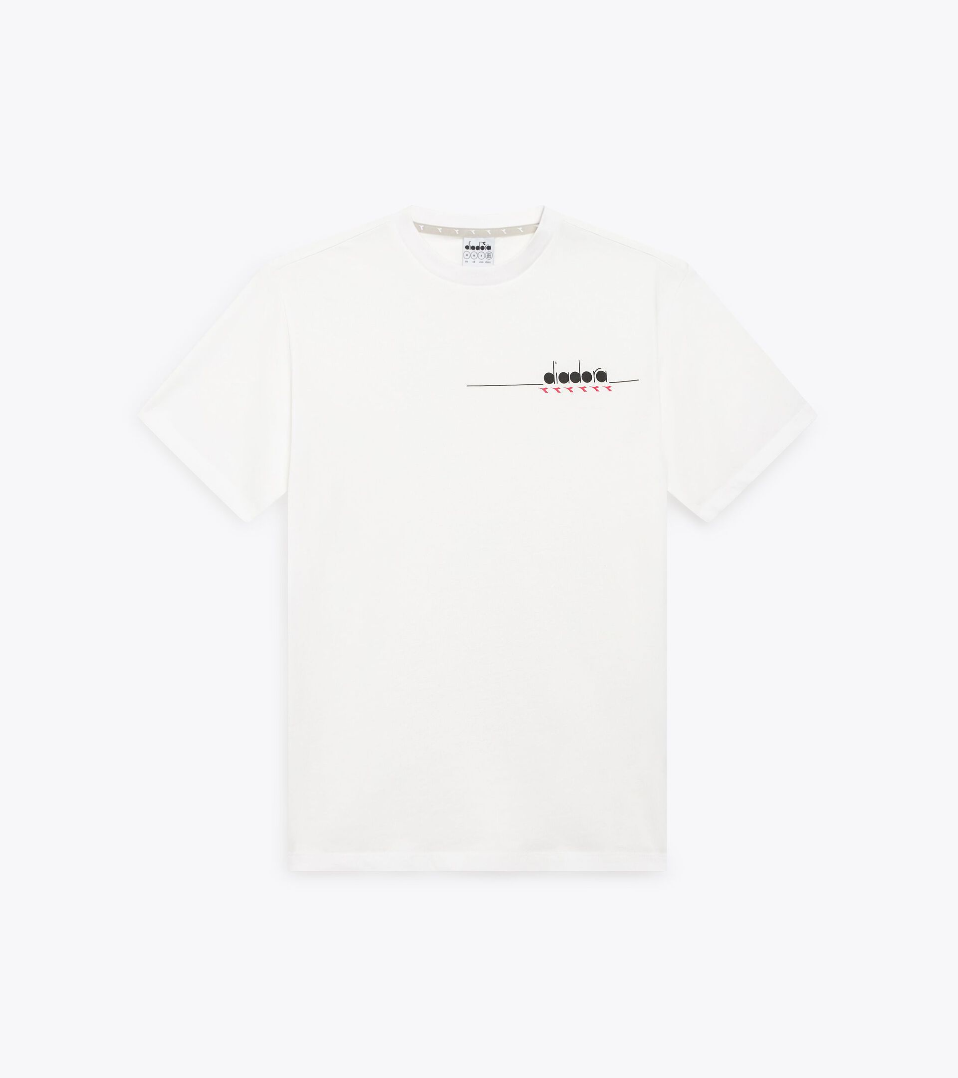 Cotton t-shirt - Regular fit - Women’s L. T-SHIRT SS III ESS. SPORTS OPTICAL WHITE - Diadora
