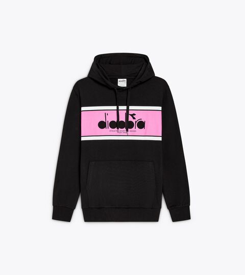 Sudadera con capucha color block - Para todos los géneros HOODIE LOGO ROSA SELVAJE - Diadora