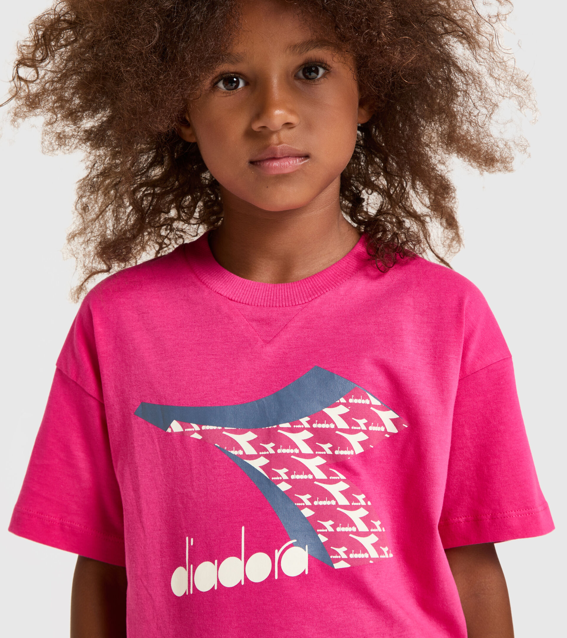 T-shirt - Enfants JU.SS T-SHIRT  CUBIC MAGENTA - Diadora