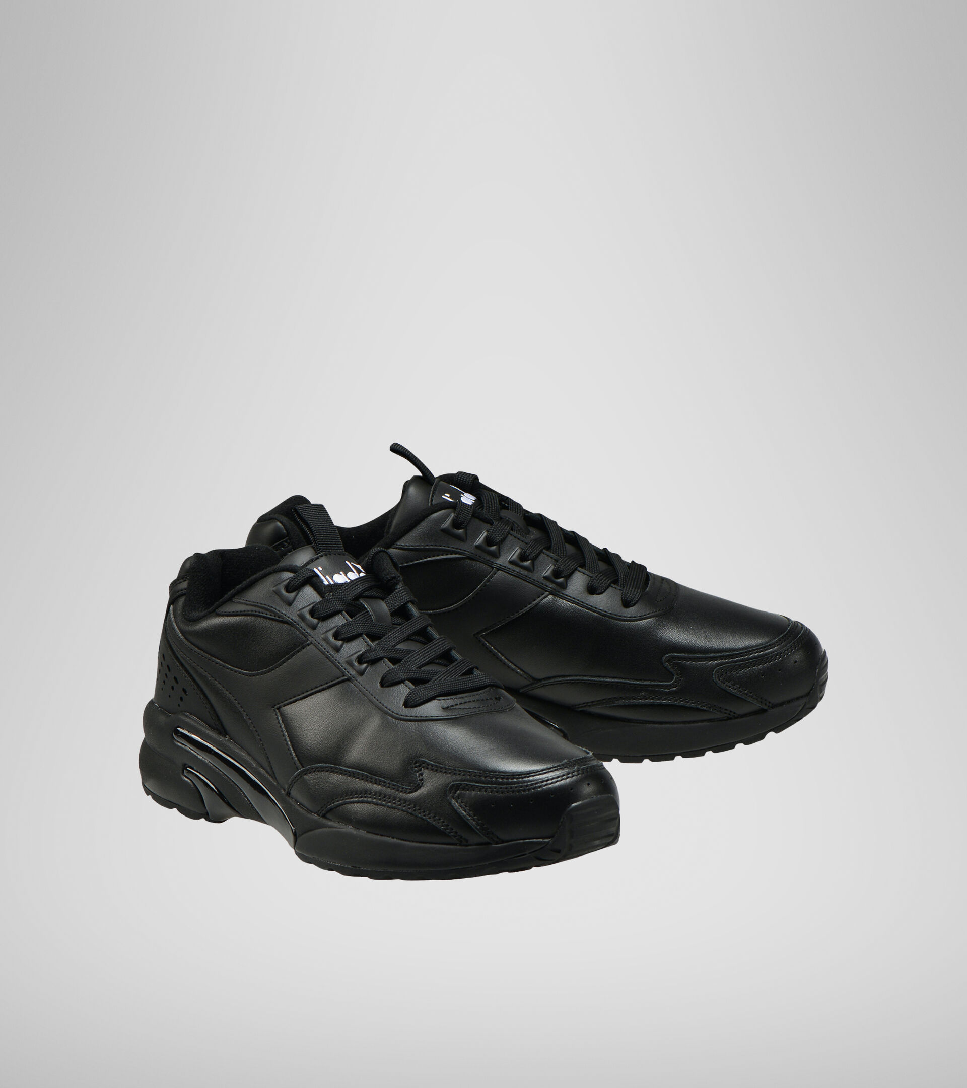 Sports shoe - Unisex DISTANCE 280 LEATHER BLACK /BLACK /BLACK - Diadora