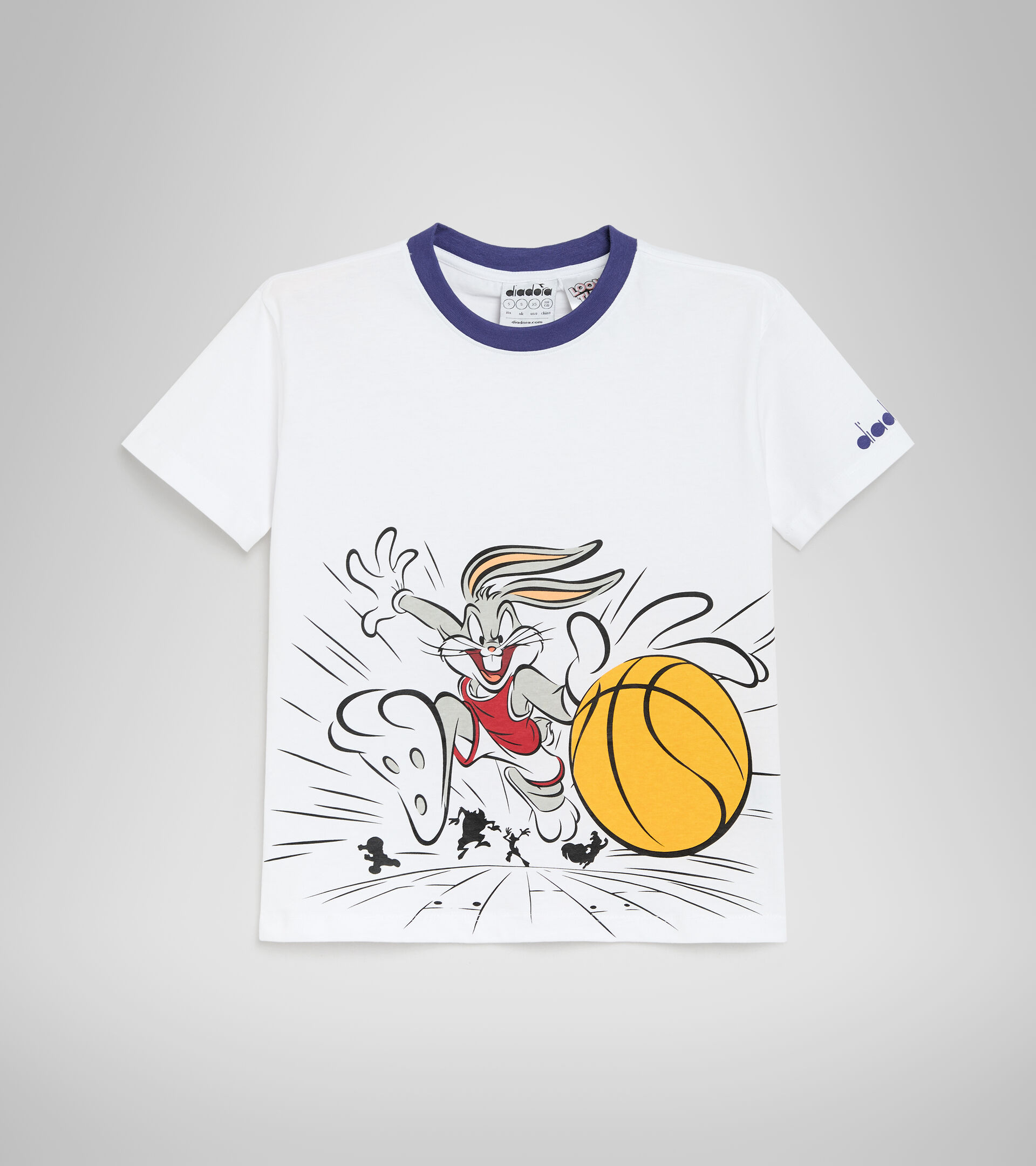 Sports T-shirt - Kids JU.T-SHIRT SS WB DEEP BLU - Diadora