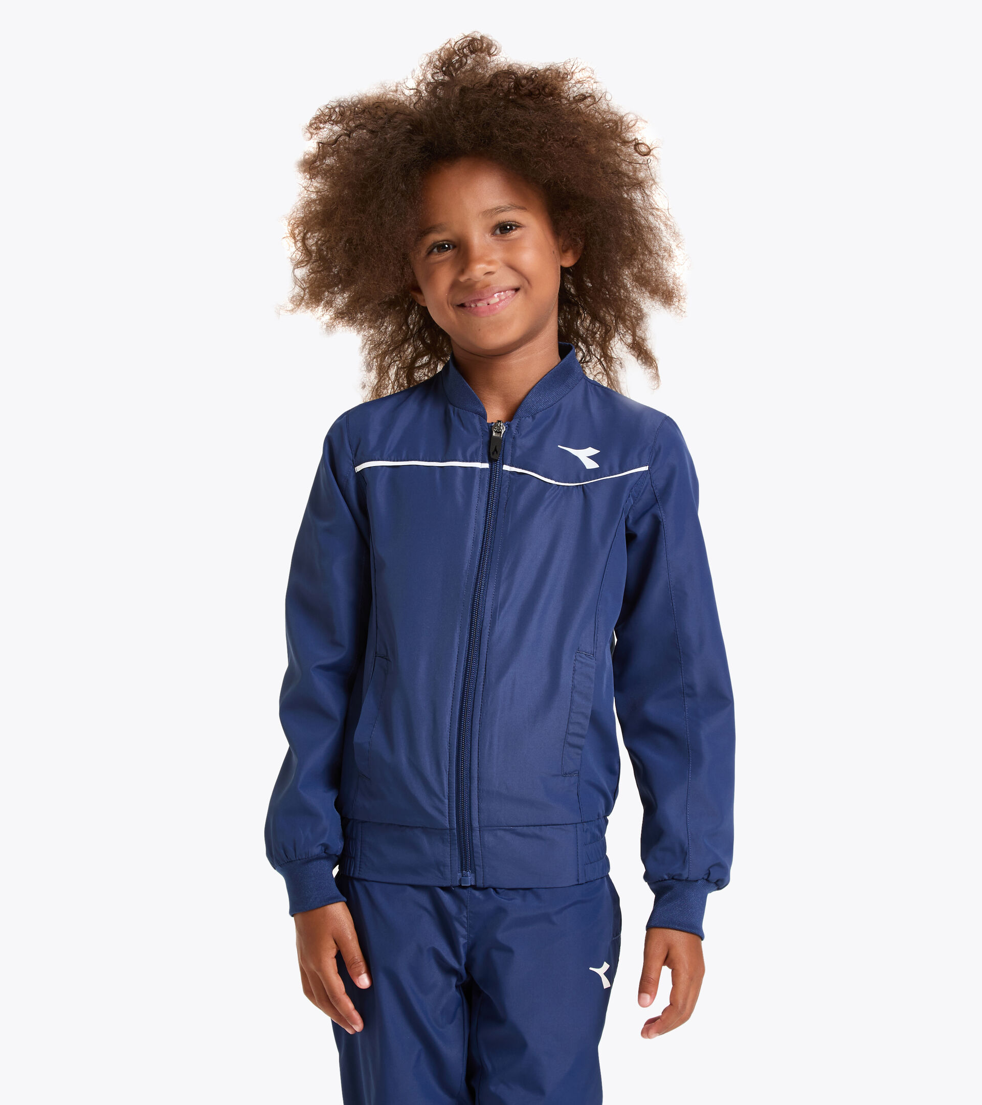 Apparel Sport BAMBINO G. JACKET COURT SALTIRE NAVY Diadora