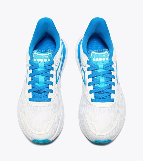 Scarpa da running - Stabilità e leggerezza - Ragazzi e ragazze NUCLEO 2 Y WHITE/FRENCH BLUE/AQUARIUS - Diadora