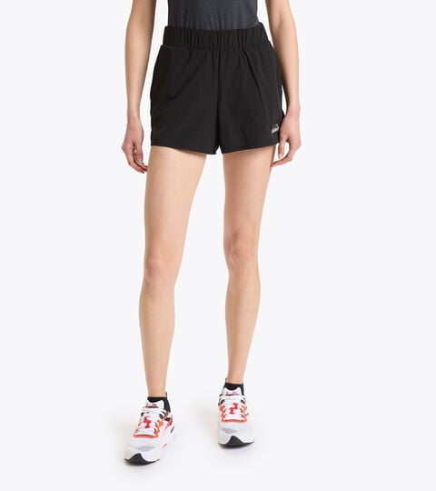 Pantalones cortos para correr - Mujer L. SHORT 9CM BE ONE W NEGRO - Diadora