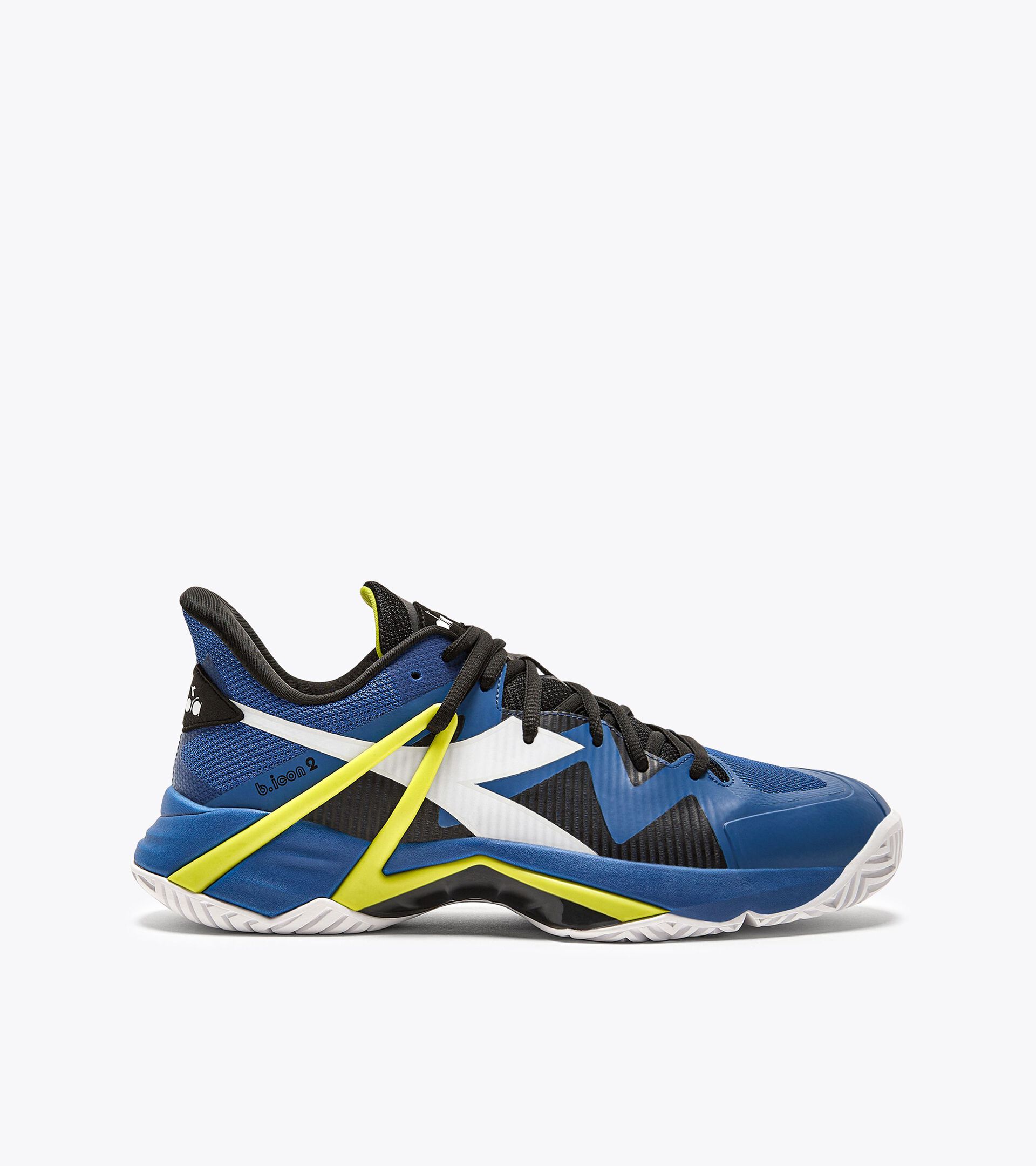 Tennis shoes for hard surfaces or clay - Men B.ICON 2 AG DEJA VU BLUE/WHITE/BLACK - Diadora