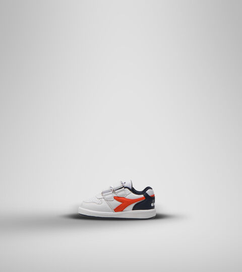 PLAYGROUND TD, BLANC/ROUGE FIESTA/NOIR IRIS Chaussures de sport - Bambins 1-4 ans PLAYGROUND TD BLANC/ROUGE FIESTA/NOIR IRIS - Diadora