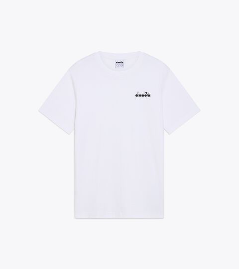 T-shirt &agrave; manches courtes - Regular - Homme LOGO SPECTRA SS T-SHIRT BLANC VIF - Diadora