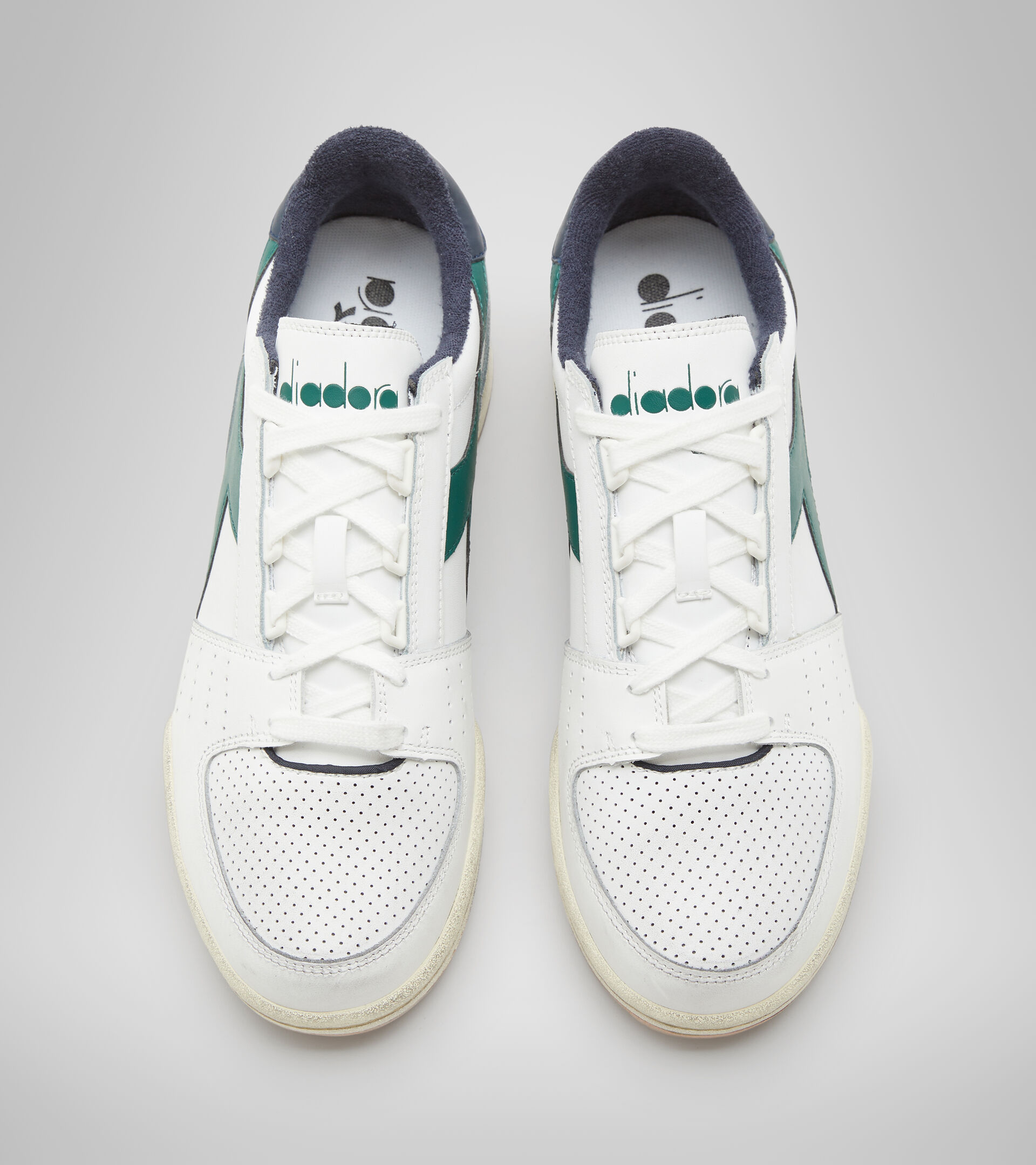 Sports shoes - Men DAVIS LEATHER DARK BLUE /SUPER WHITE - Diadora
