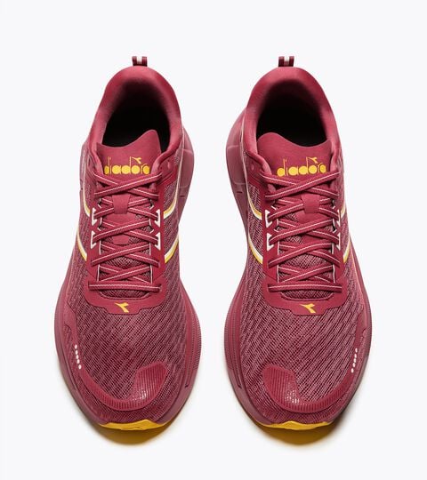 Neutral running shoe - Comfort and stability - Men&rsquo;s CELLULA 2 EARTH RED /DAFFODIL - Diadora
