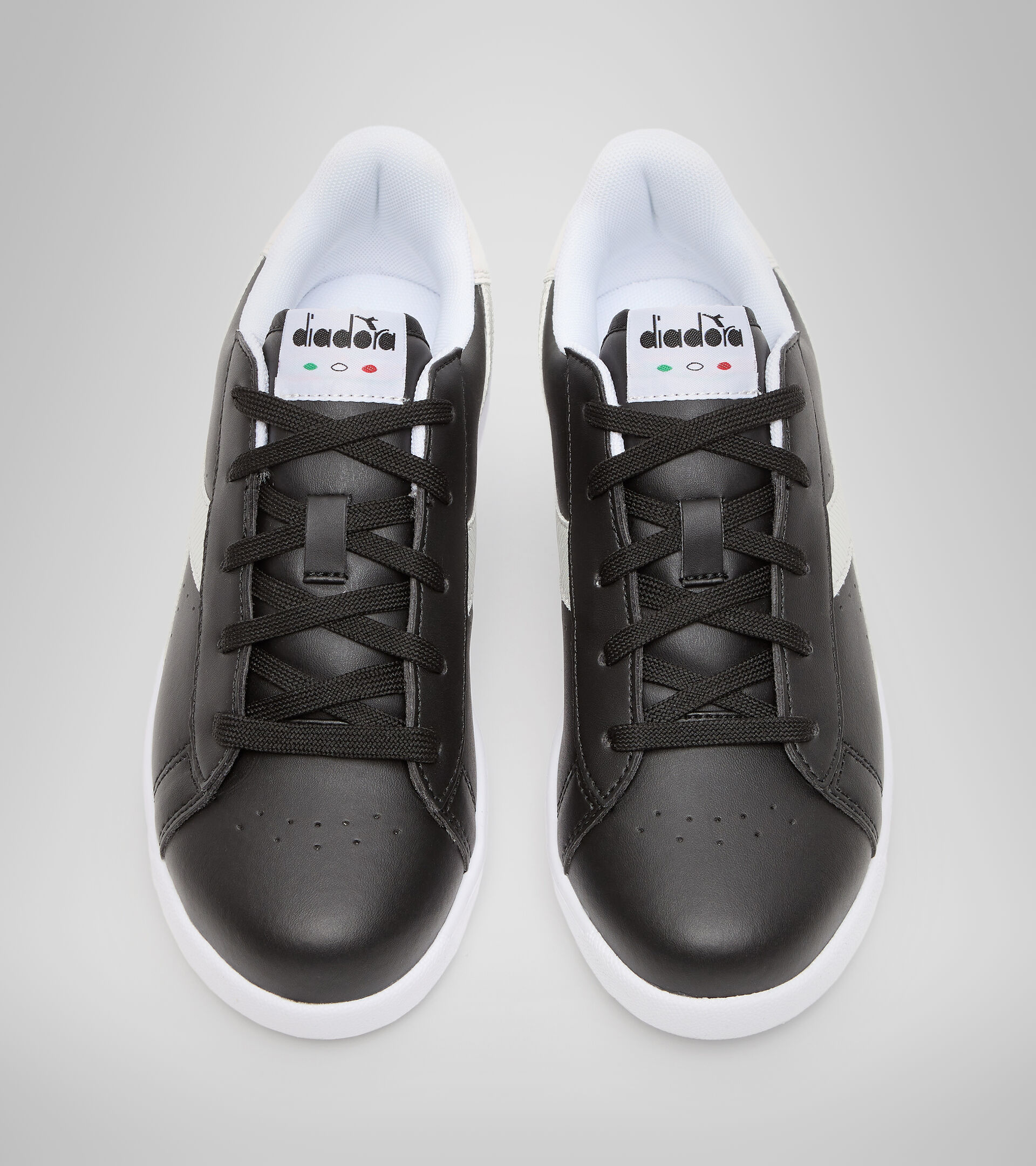 Sports shoes - Youth 8-16 years GAME P GS GIRL BLACK /WHITE - Diadora