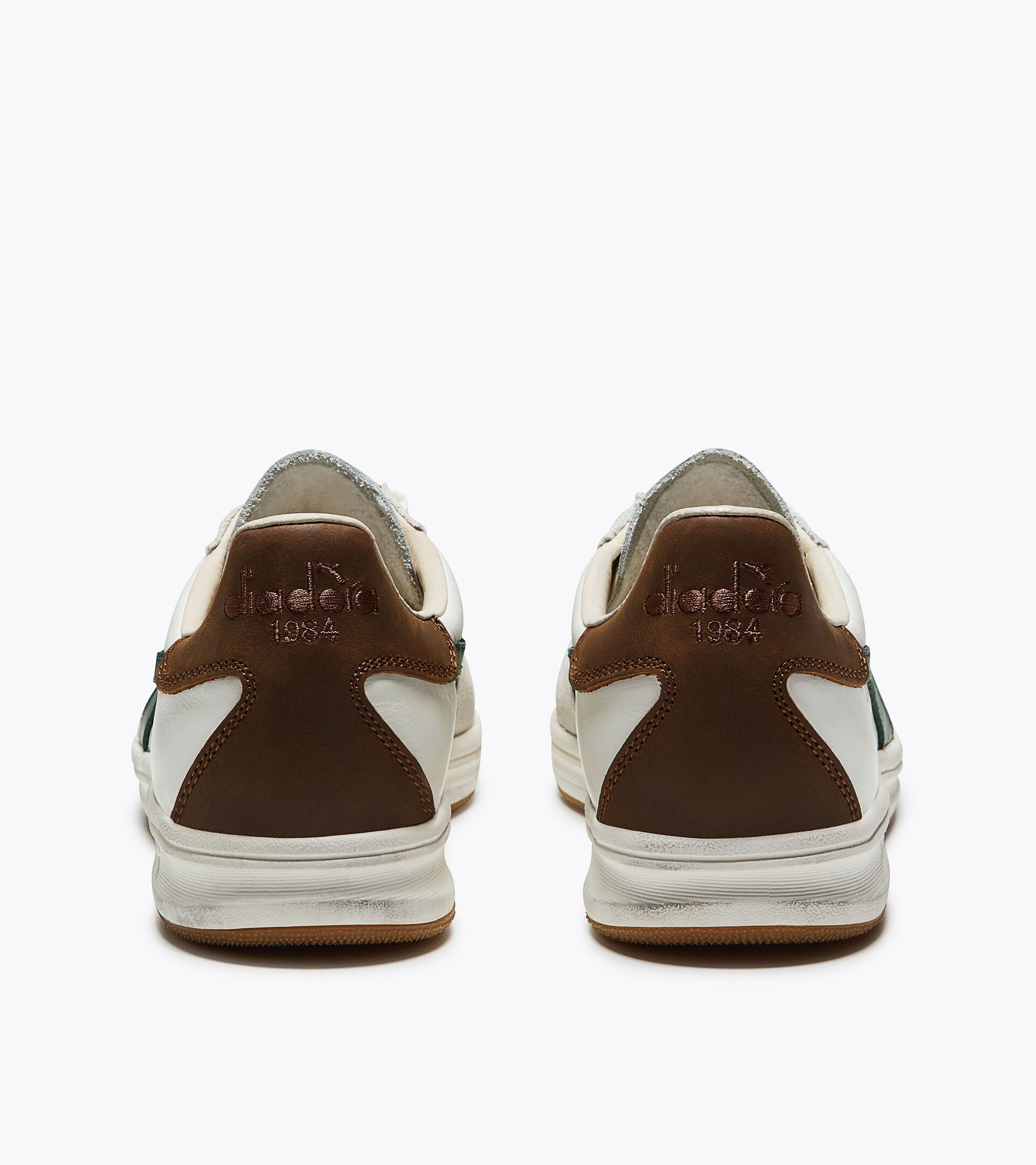 Heritage Leather Sneaker - All-gender B.ELITE SPORTY WHITE/PINENEEDLE - Diadora