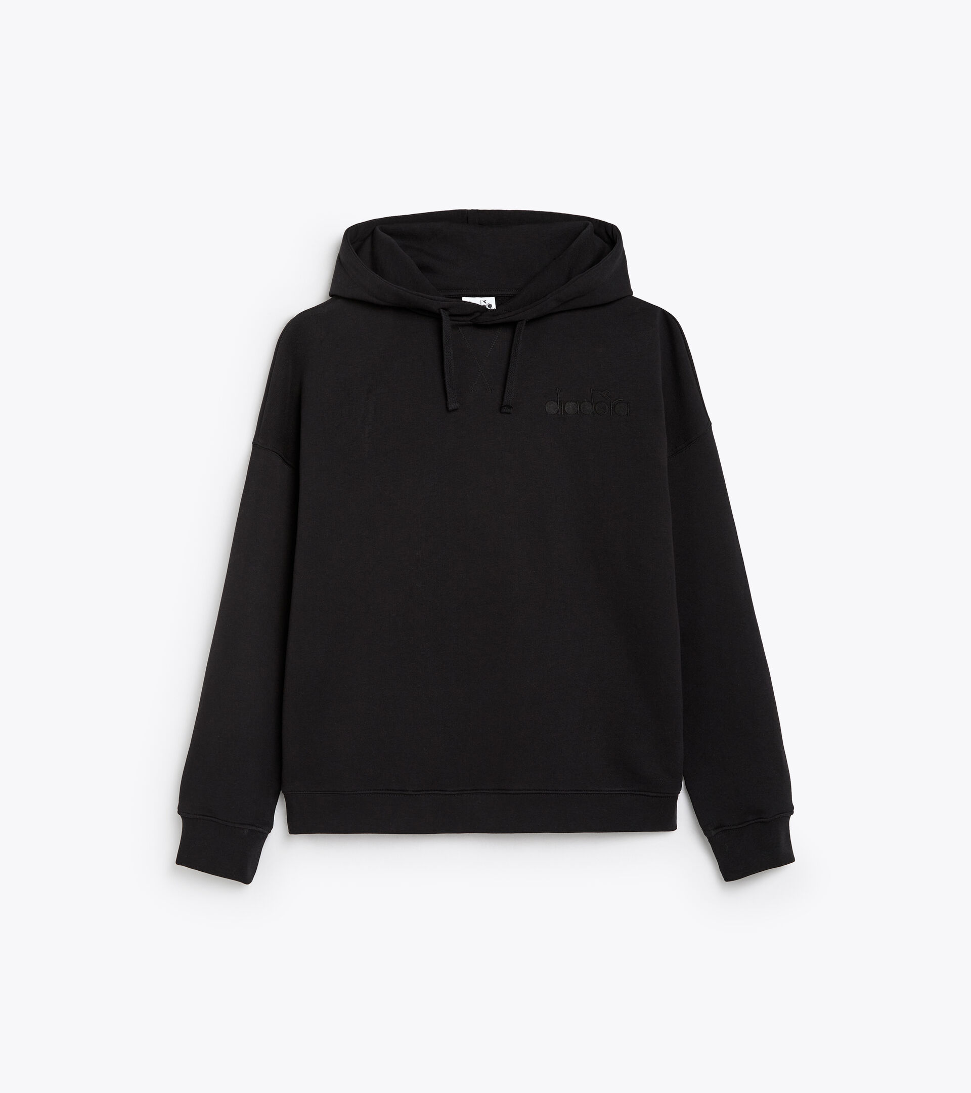 Cotton hoodie - Women L. HOODIE SPW LOGO BLACK - Diadora