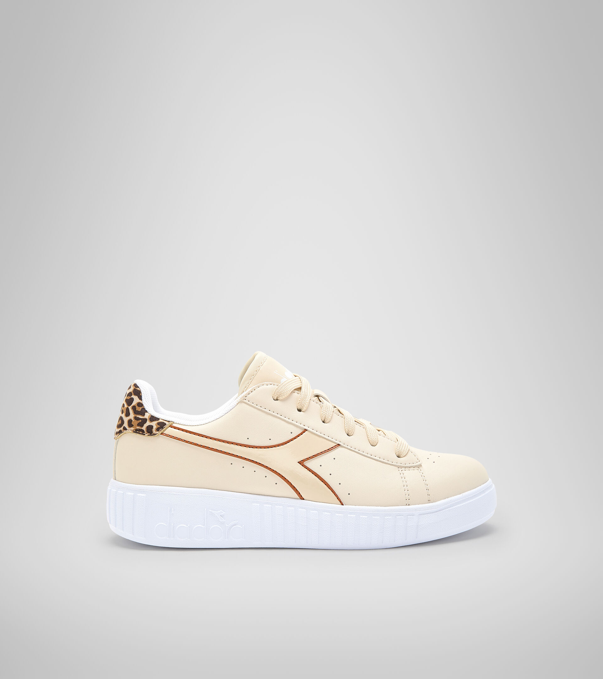 Chaussures de sport - Jeunes 8-16 ans GAME STEP P LEOPARD GS BEIGE ANGORA - Diadora