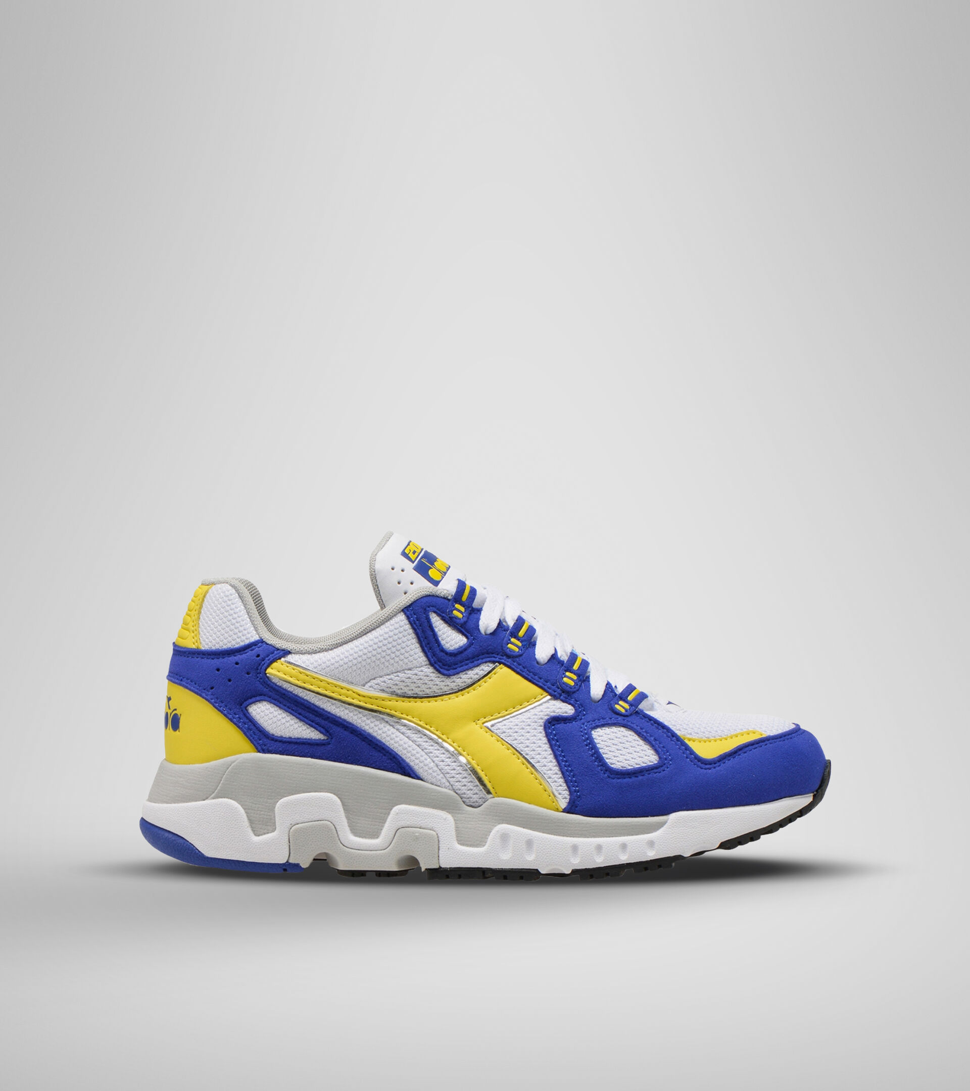 Sports shoe - Men MYTHOS SUEDE WHT/SODALITE BLUE/GRN SHEEN - Diadora