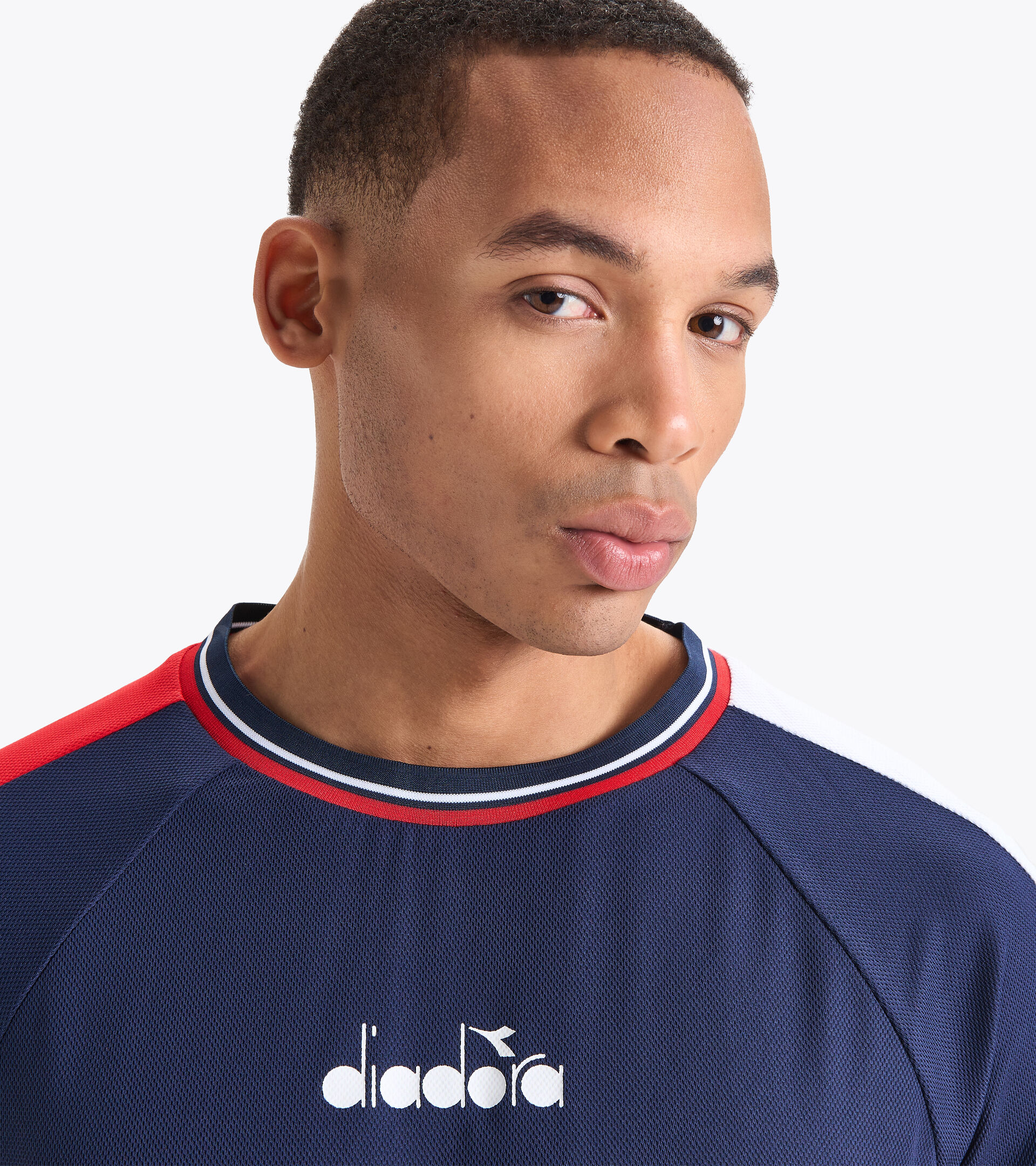 Tennis t-shirt - Men SS T-SHIRT ICON BLUE CORSAIR - Diadora