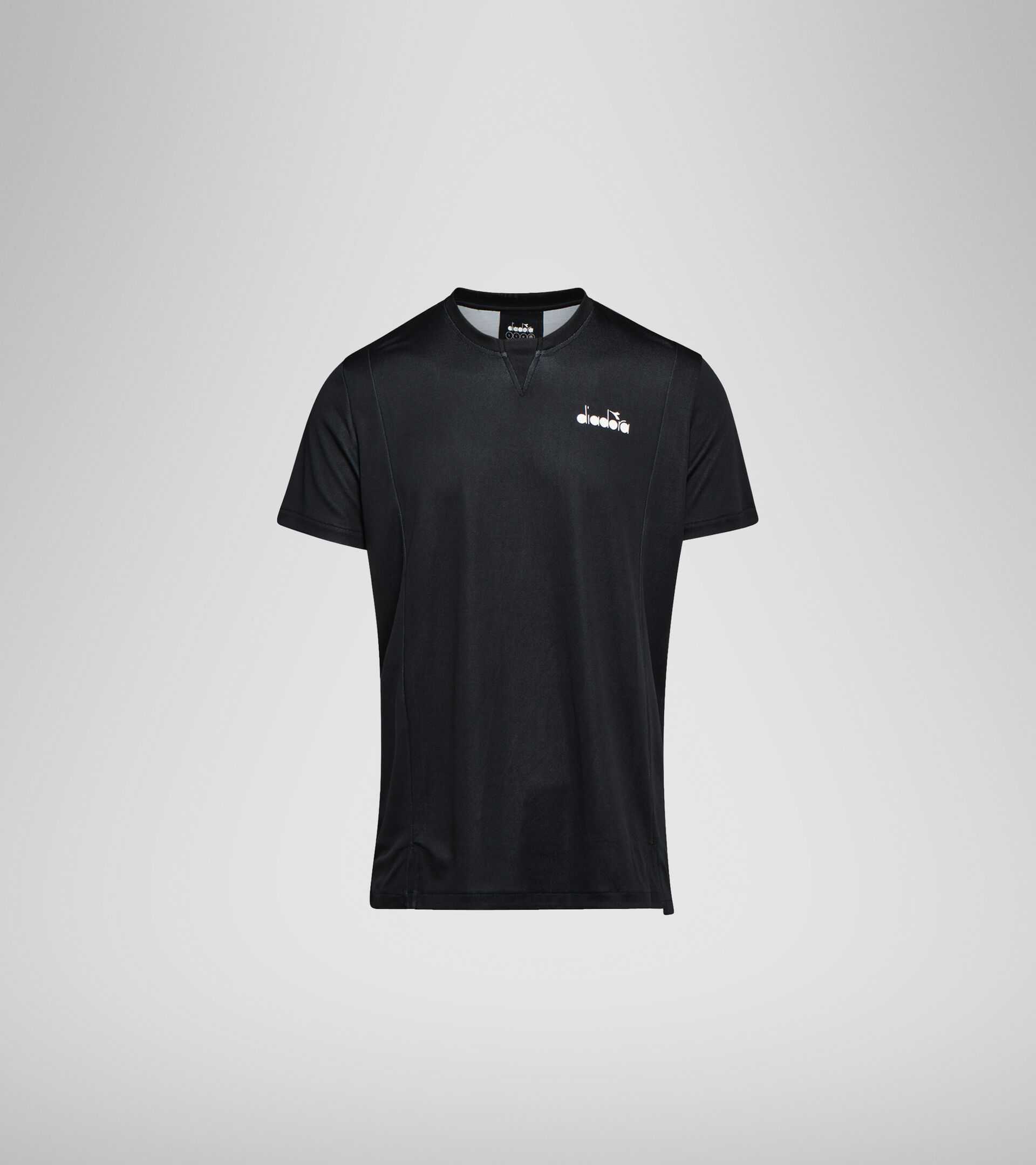 Tennis T-shirt - Men T-SHIRT EASY TENNIS BLACK - Diadora