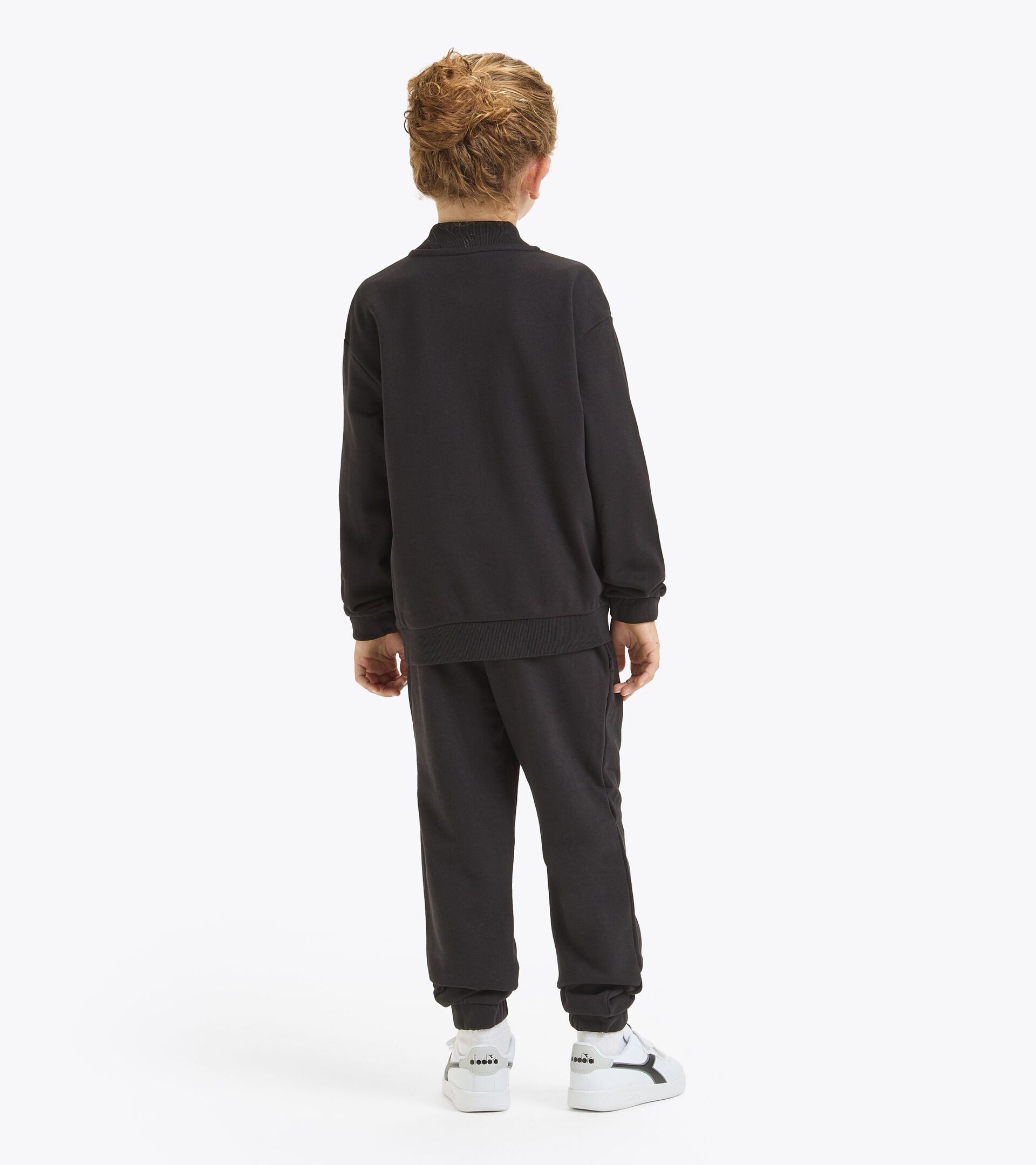 Tracksuit - Kids JU. TRACKSUIT FZ CORE BLACK - Diadora