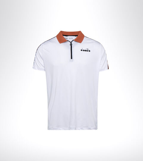 Tennis polo shirt - Men SS POLO CHALLENGE OPTICAL WHITE - Diadora