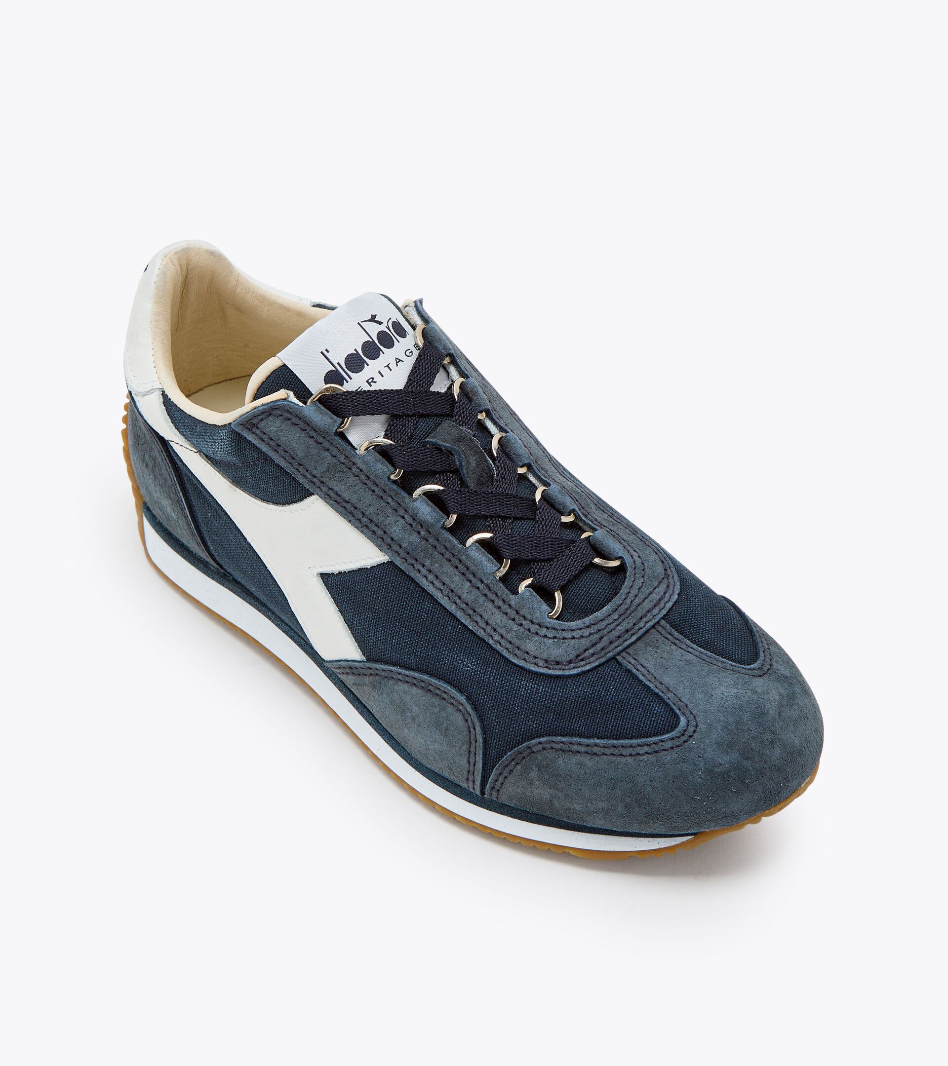 Zapatilla Heritage - Unisex EQUIPE H CANVAS STONE WASH AZUL NOCHE - Diadora