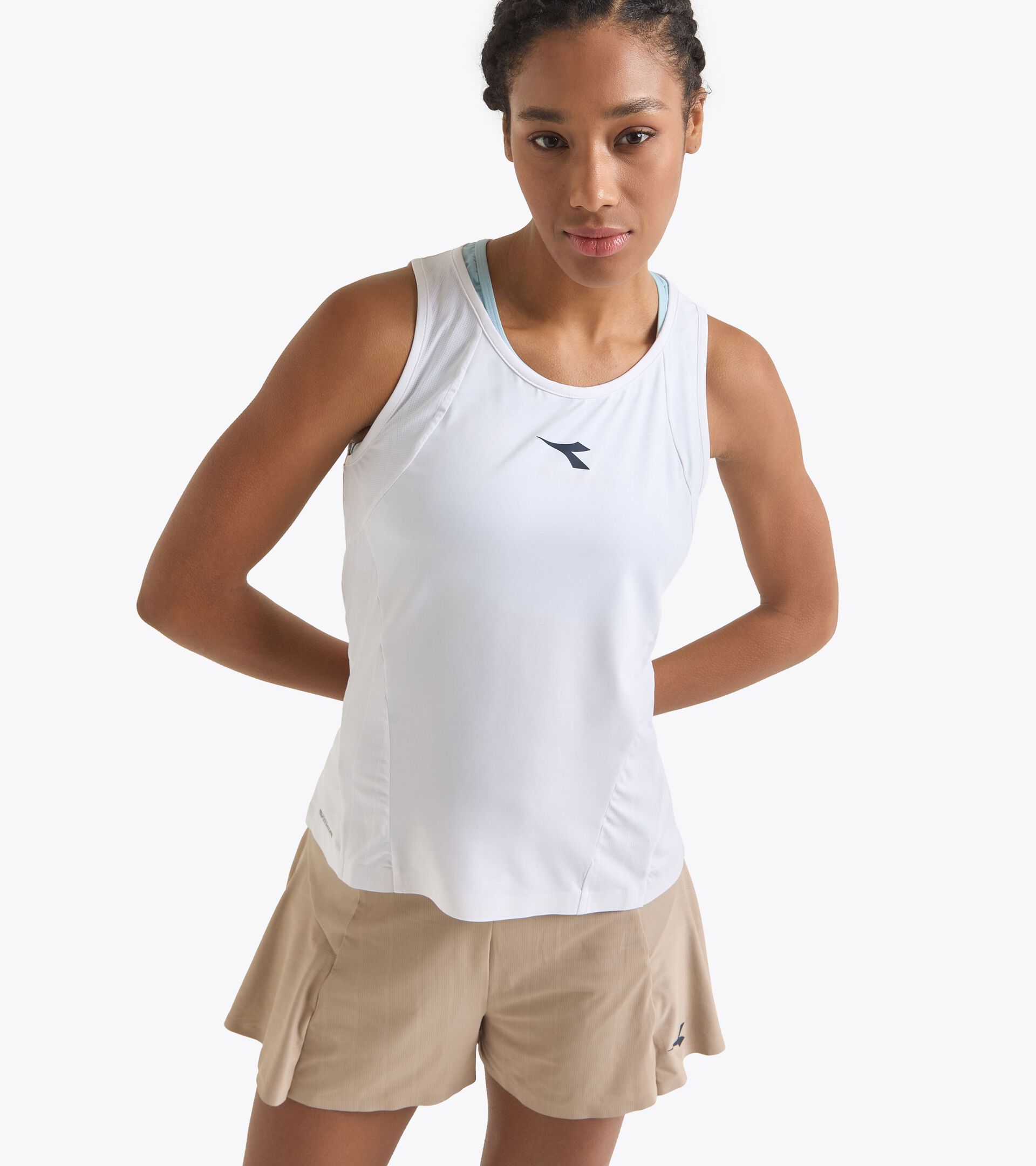 Tennis racerback tank top - Competition - Women’s L. TANK ICON OPTICAL WHITE - Diadora