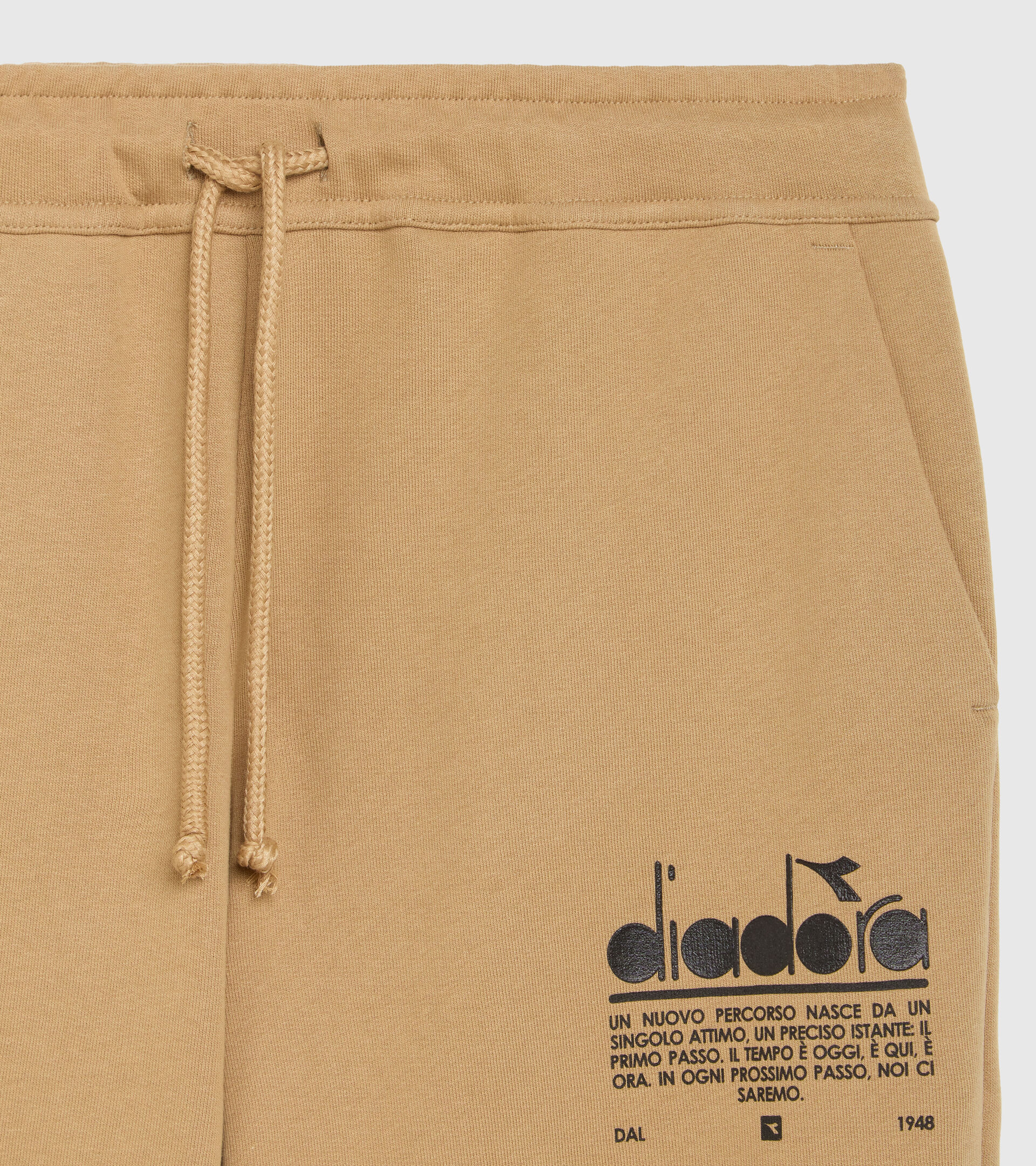 Cotton sports trousers - Unisex PANT MANIFESTO BEIGE TAN - Diadora
