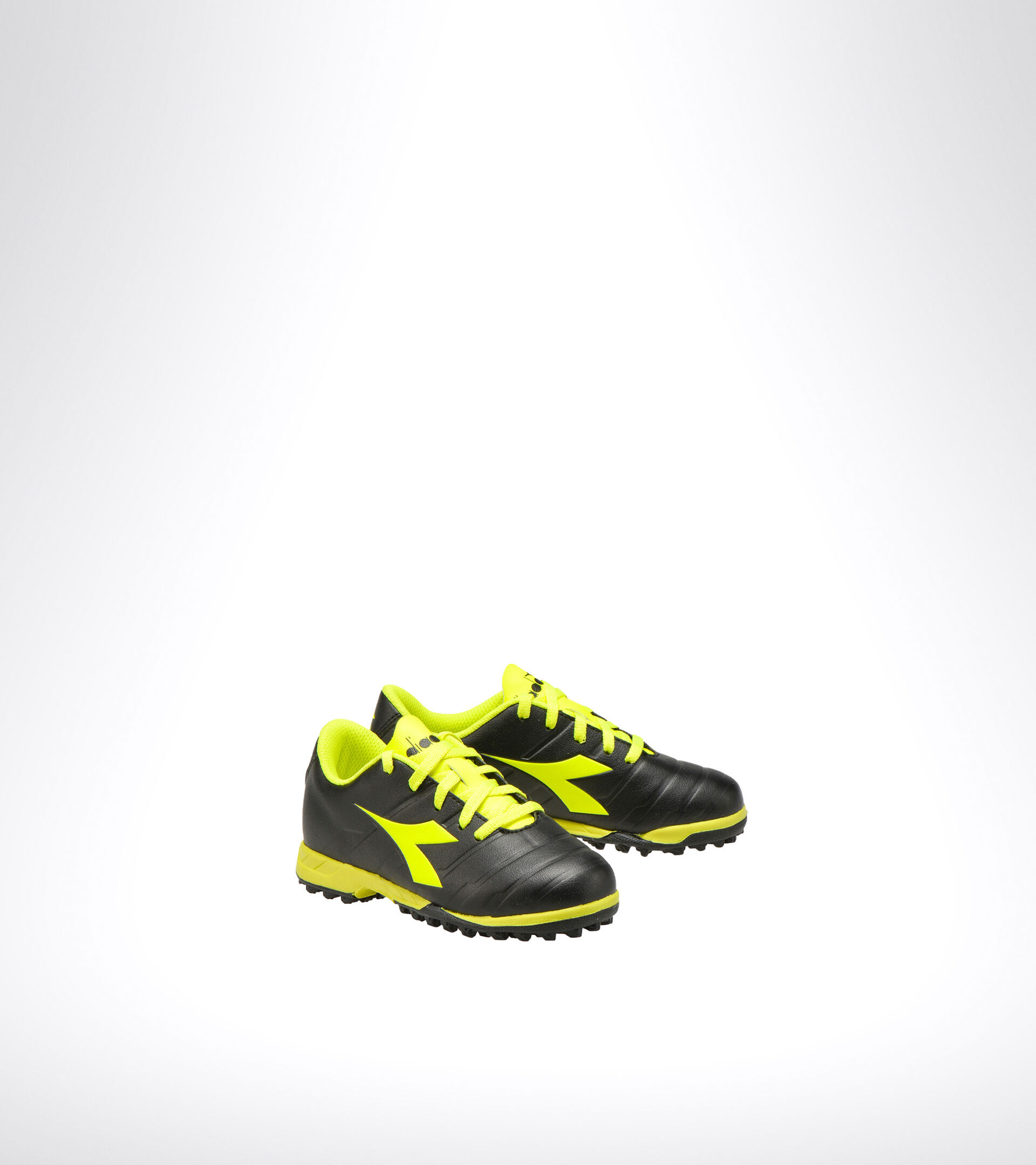 Hard ground and artificial turf football boot - Unisex kids PICHICHI 3 TF JR BLACK/FLUO YELLOW DIADORA - Diadora