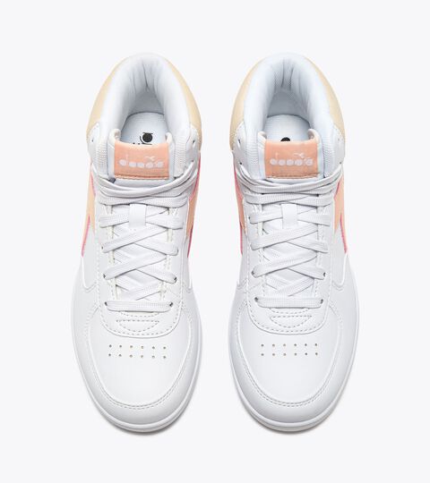 RAPTOR MID GS, BLANCO/MELOCOTON Zapatilla deportiva - Niños 8-16 años RAPTOR MID GS BLANCO/MELOCOTON - Diadora