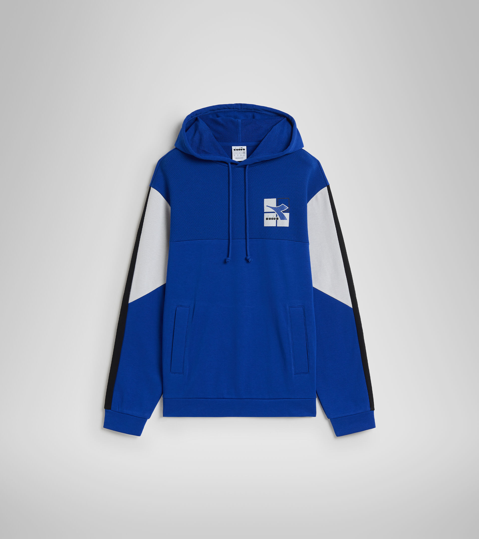 Cotton sweatshirt - Men HOODIE SWEAT WEAVE TRUE BLUE - Diadora