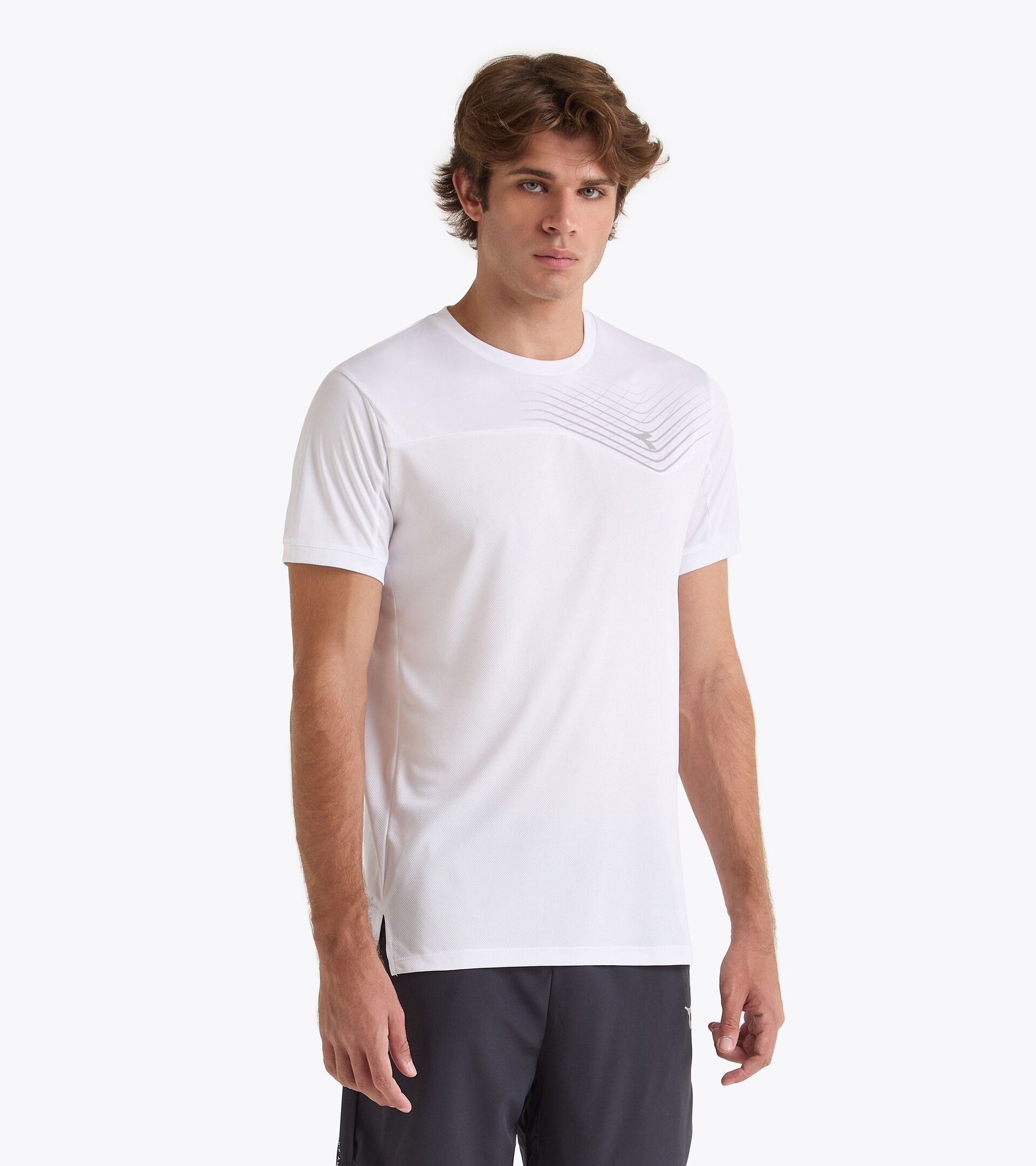 Tennis T-shirt - Men T-SHIRT COURT OPTICAL WHITE - Diadora