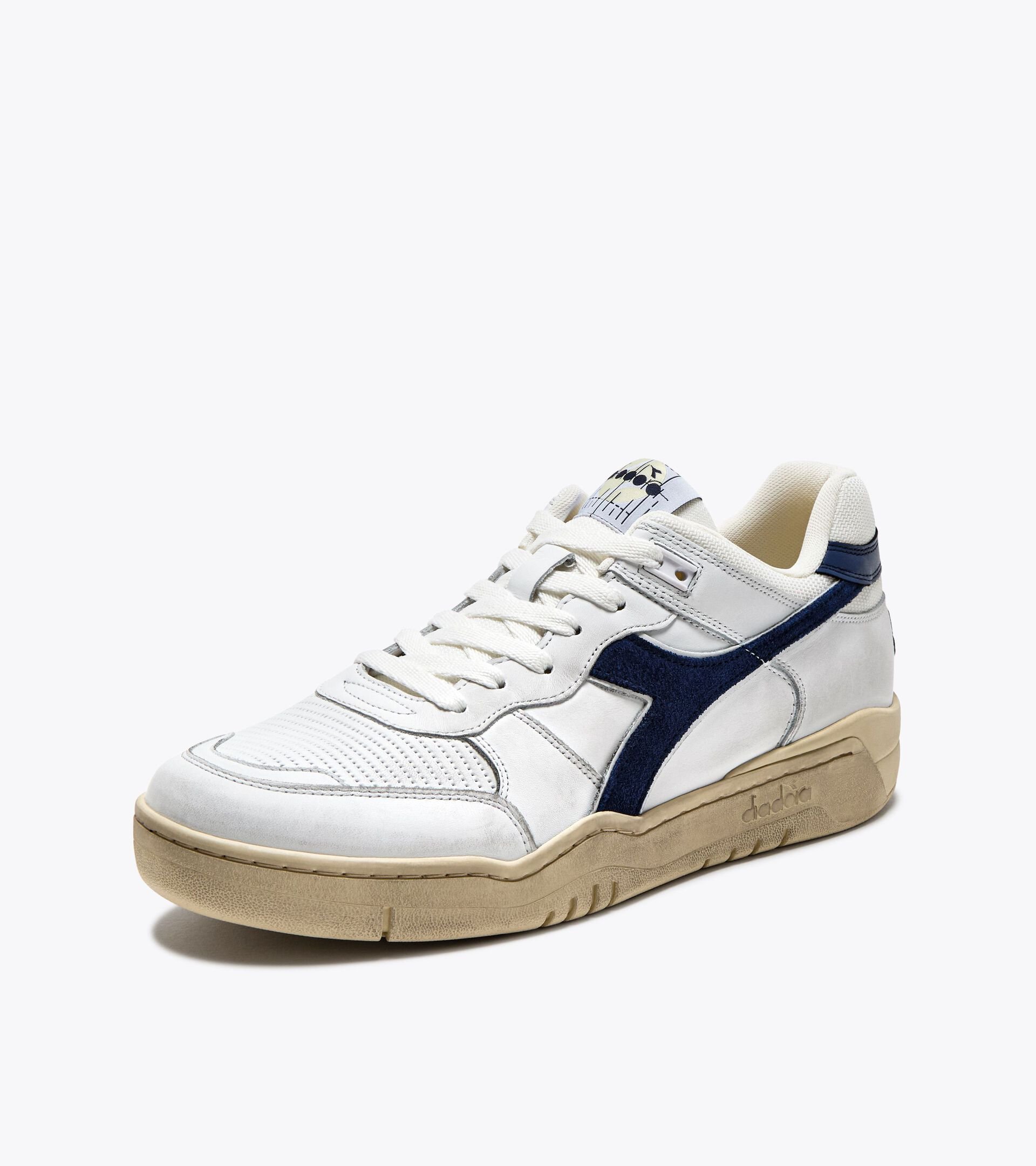 Heritage shoe - Gender Neutral B.560 USED WHITE/BLUE CORSAIR - Diadora