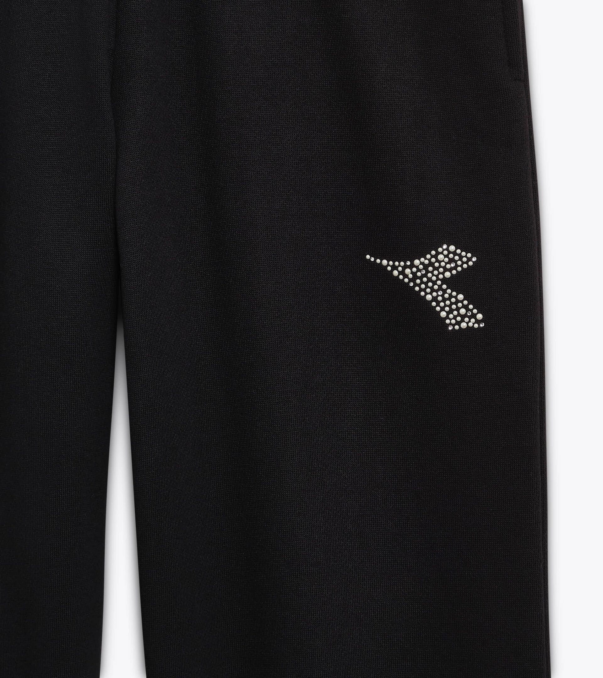 Jogger sportivi - Ragazze JG. JOGGER PANTS RHINESTONE NERO - Diadora