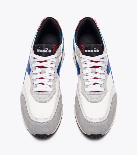 RACE NYL, CORSAIR/SUPER WHITE/CARMINE RE Sporty sneakers - Gender neutral RACE NYL CORSAIR/SUPER WHITE/CARMINE RE - Diadora