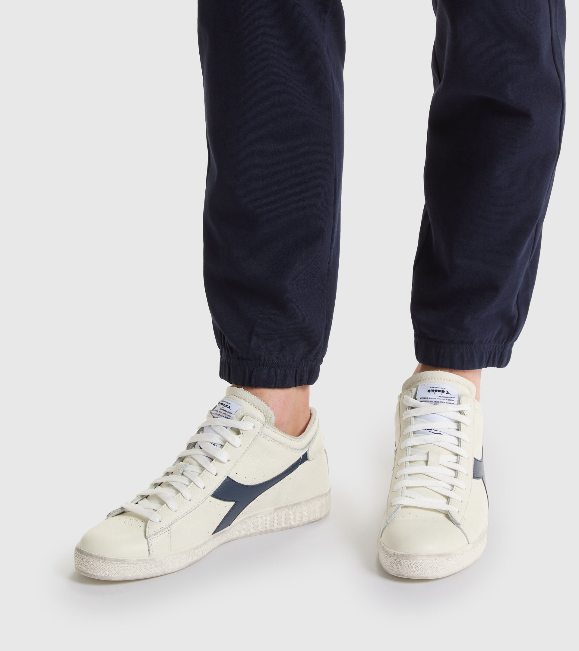 Chaussures de sport - Unisexe GAME L WAXED ROW CUT BLANC/UNIFORME BLEU - Diadora