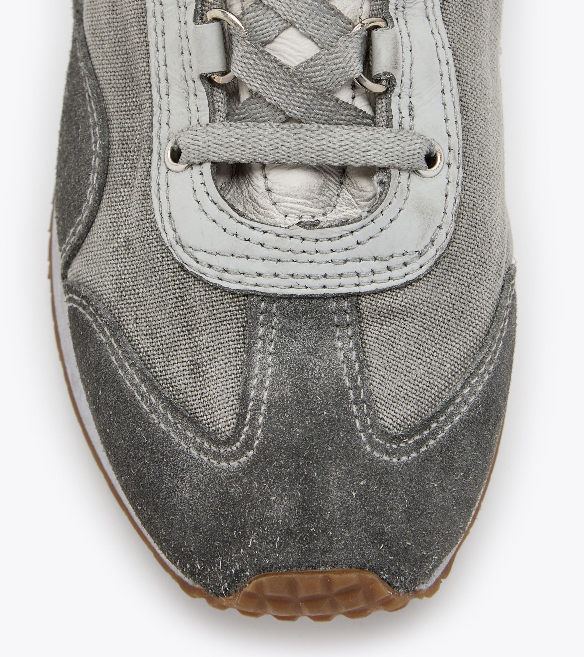 Heritage shoe - Unisex EQUIPE H DIRTY STONE WASH EVO ZINC SATIN - Diadora