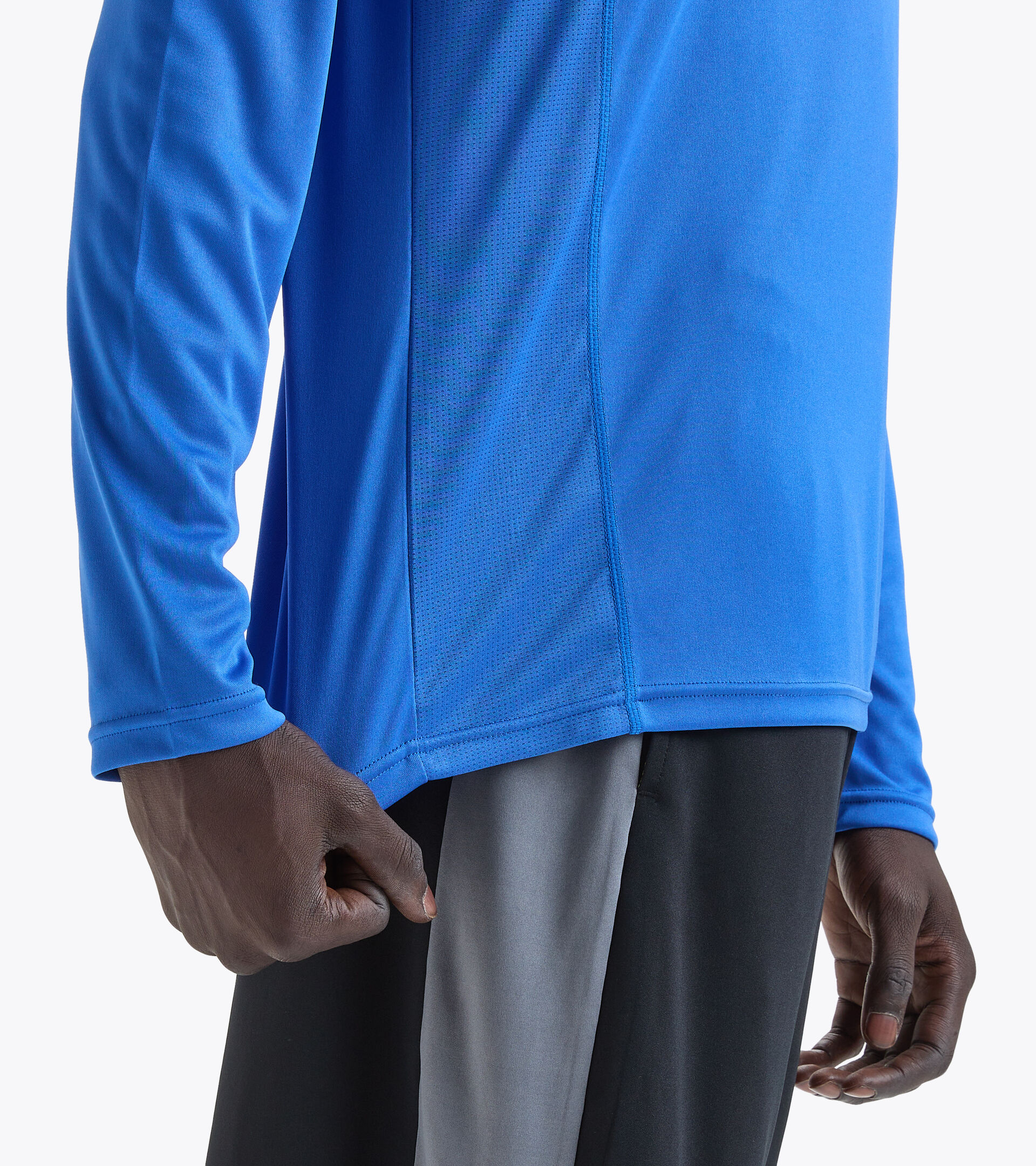 T-shirt de running - Homme LS CORE TEE TURC MER BLEU - Diadora