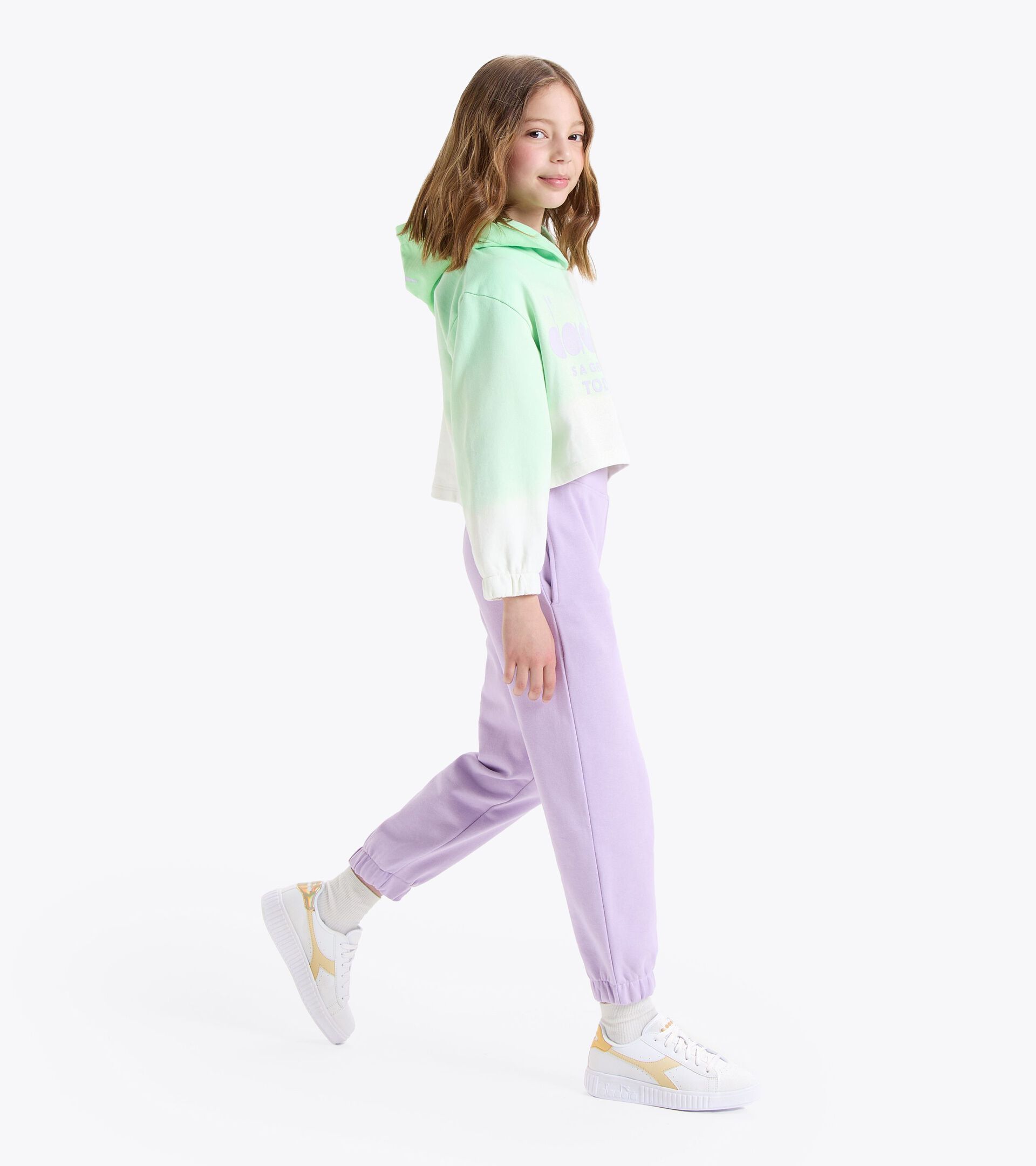 Hose aus Baumwolle - Mädchen JG.JOGGER PANT PASTEL BLASS ZARTLILA - Diadora