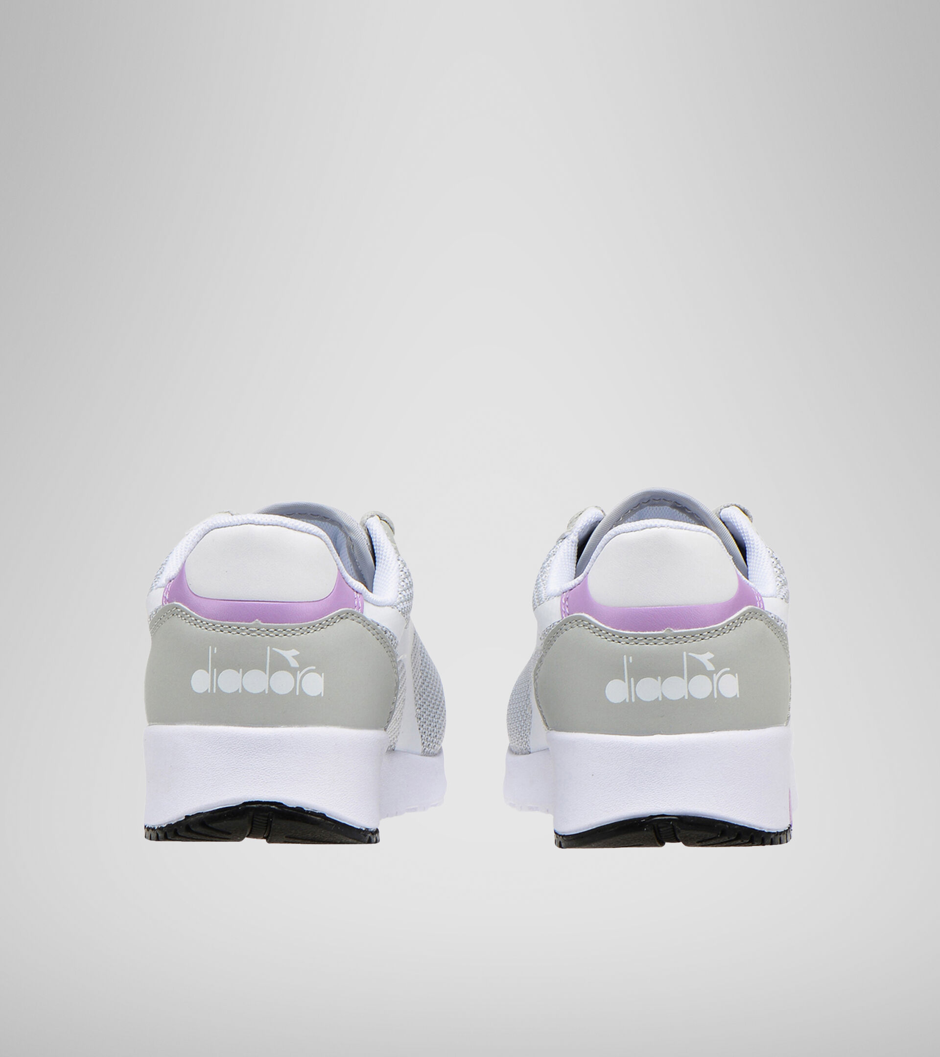 Chaussures de sport - Jeunes 8-16 ans EVO RUN GS GRIS VIOLET - Diadora