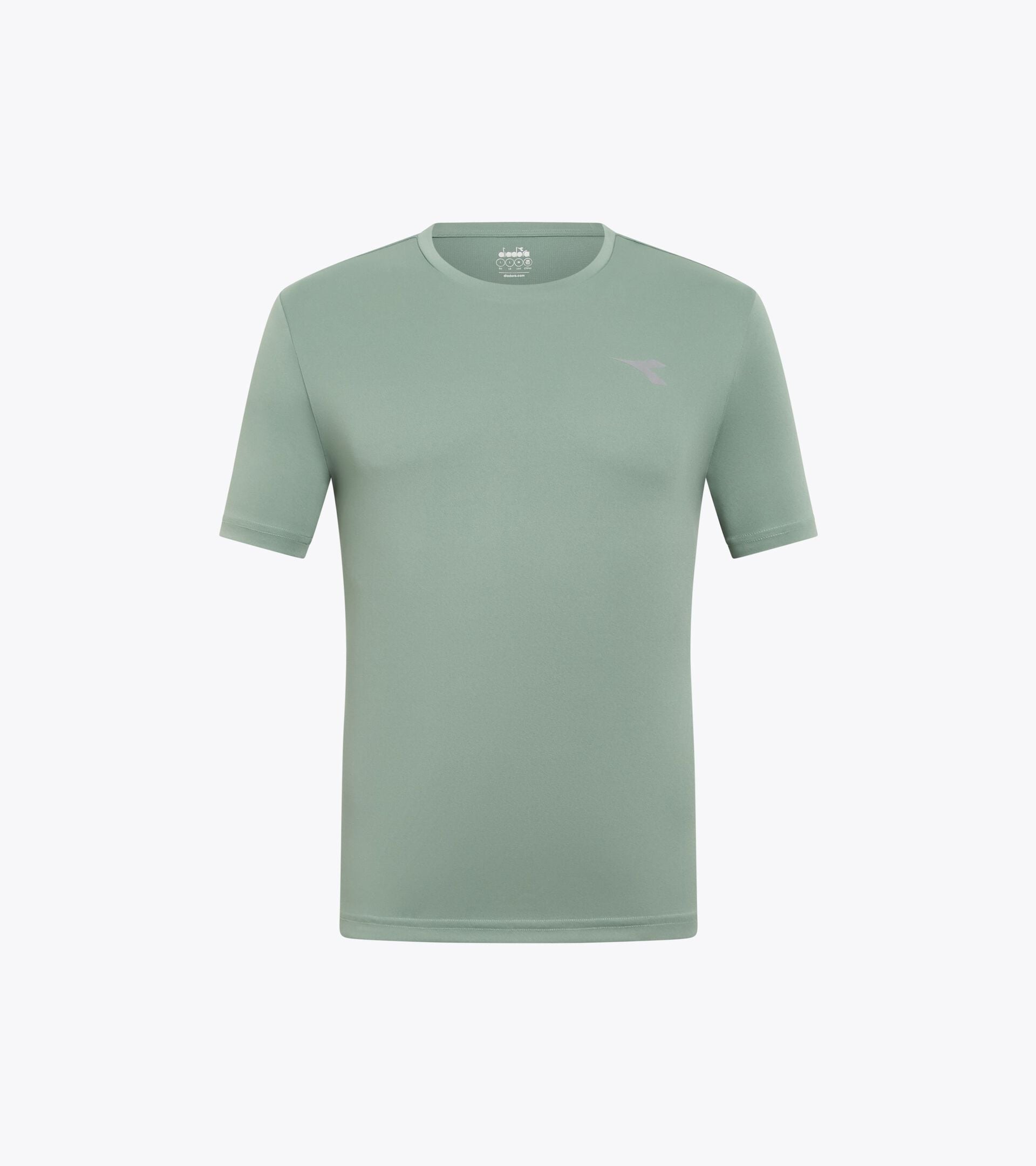 Camiseta deportiva - Hombre RUN SS T-SHIRT VERDE ICEBERG - Diadora
