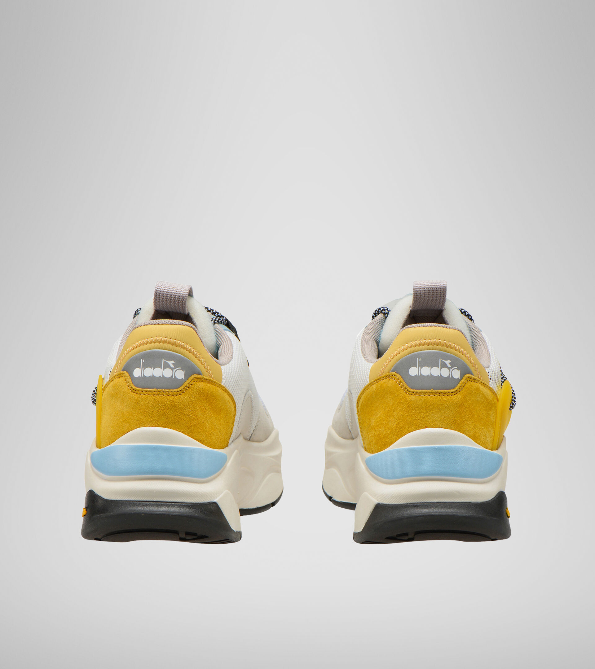 Sports shoe - Unisex TERRENA NYLON WHITE/YELLOW MET - Diadora
